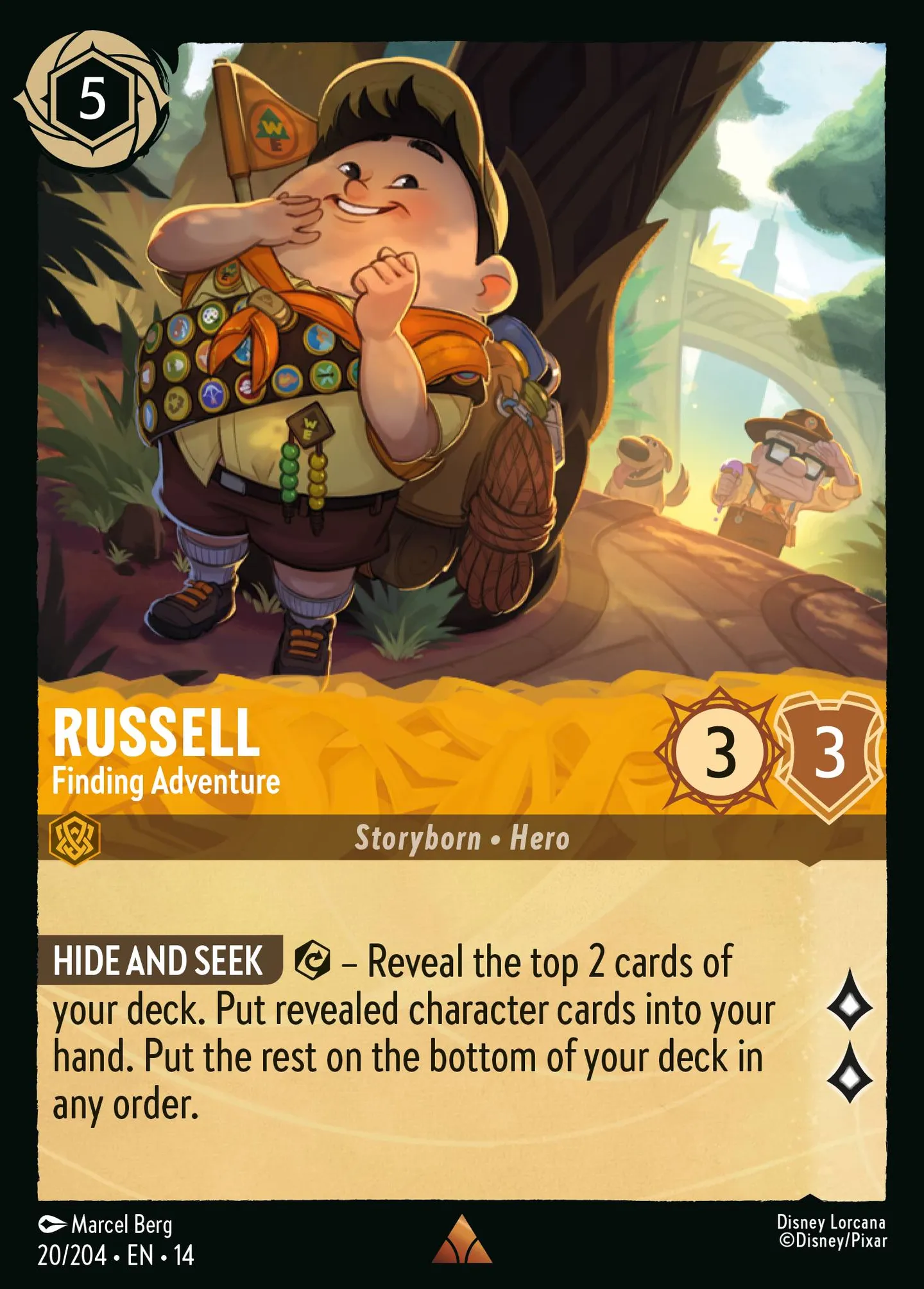 Russell - Finding Adventure — Hyperia City — Lorcana