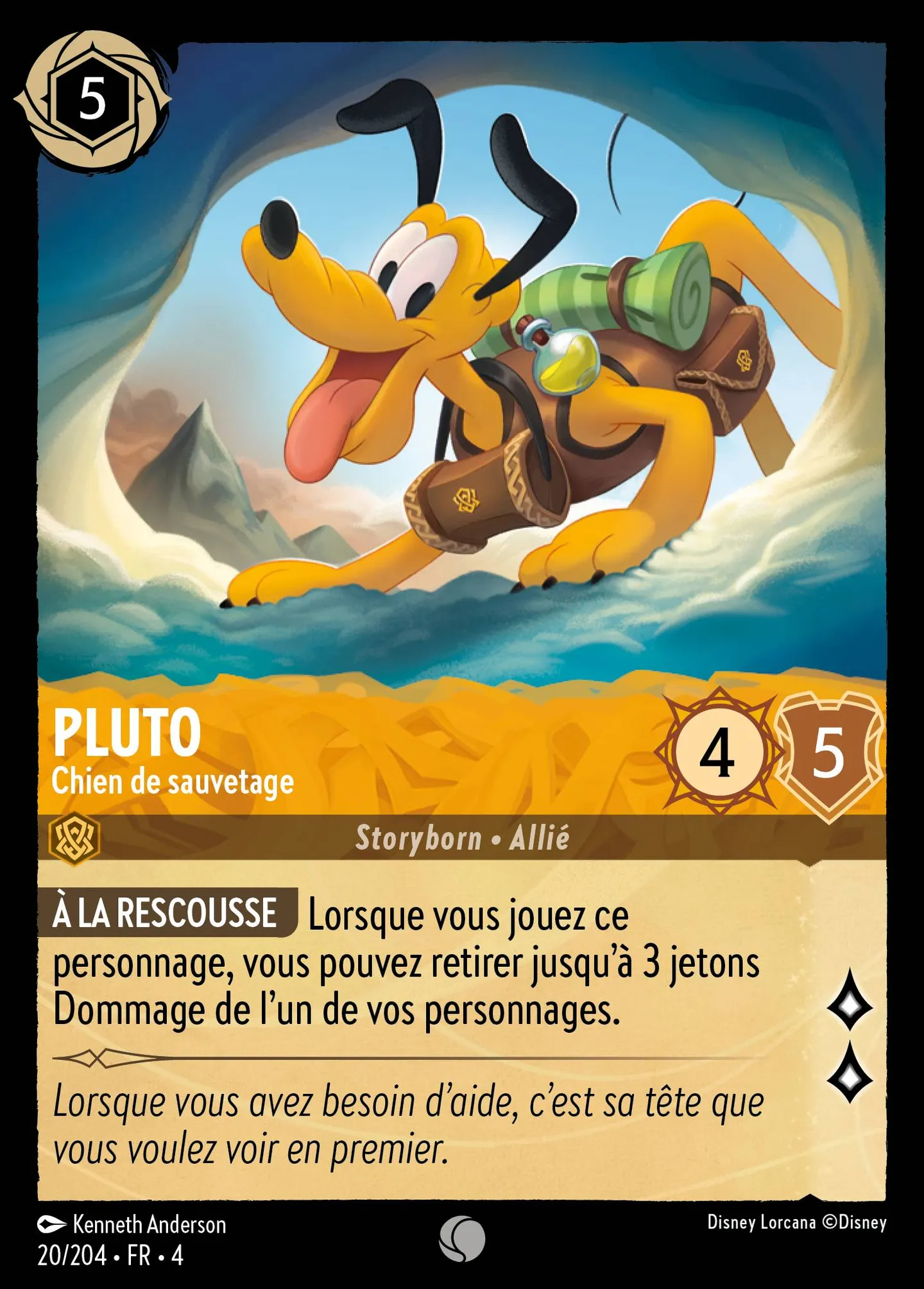 Pluto - Chien de sauvetage — Ursula's Return — Lorcana