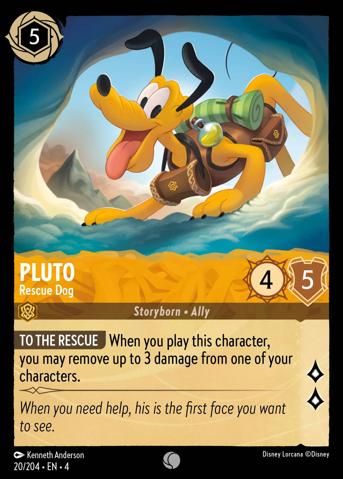 Pluto - Rescue Dog — Ursula's Return — Lorcana