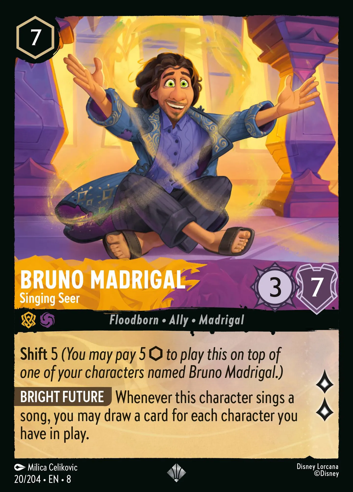Bruno Madrigal - Oracle chantant — The Reign of Jafar — Lorcana
