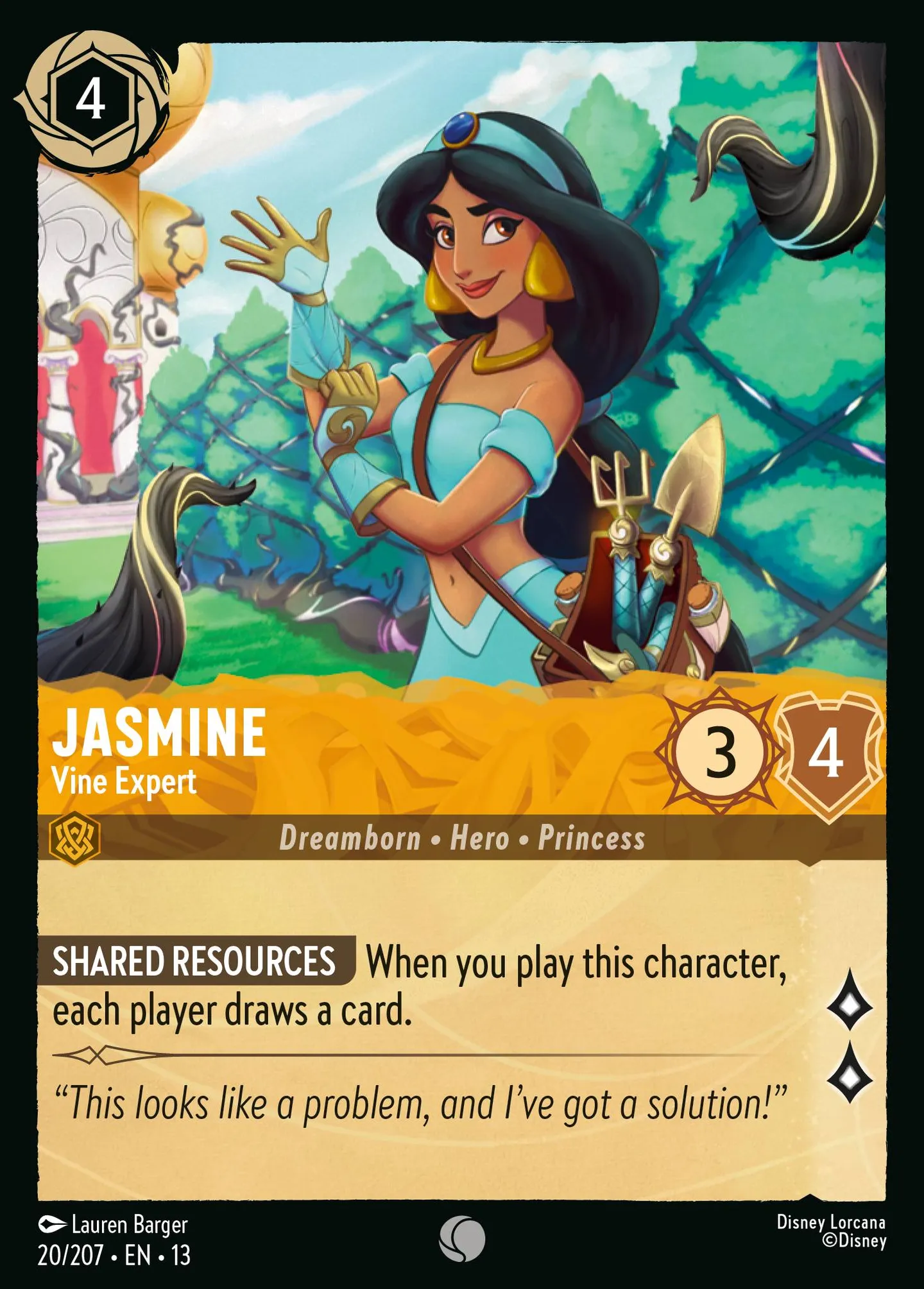 Jasmine - Vine Expert — Attack of the Vine! — Lorcana