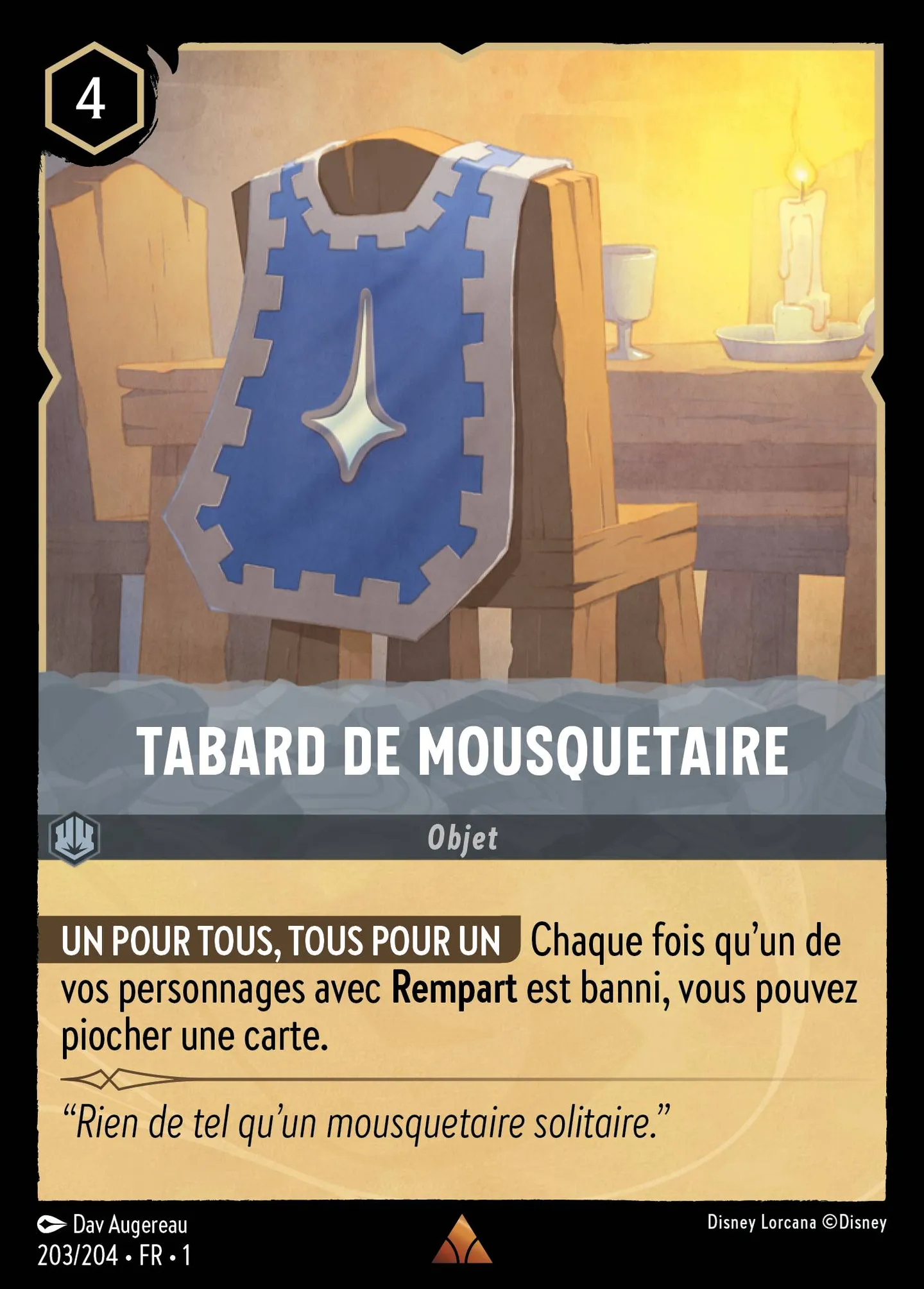 Tabard de mousquetaire — The First Chapter — Lorcana