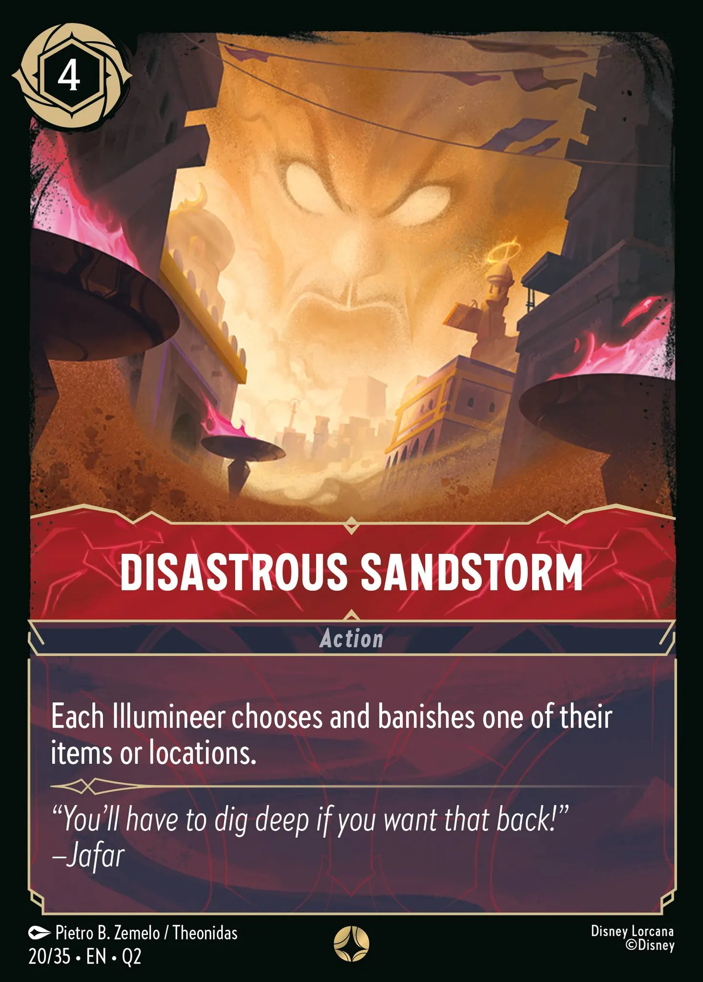 Disastrous Sandstorm — Illumineer's Quest: Palace Heist — Lorcana