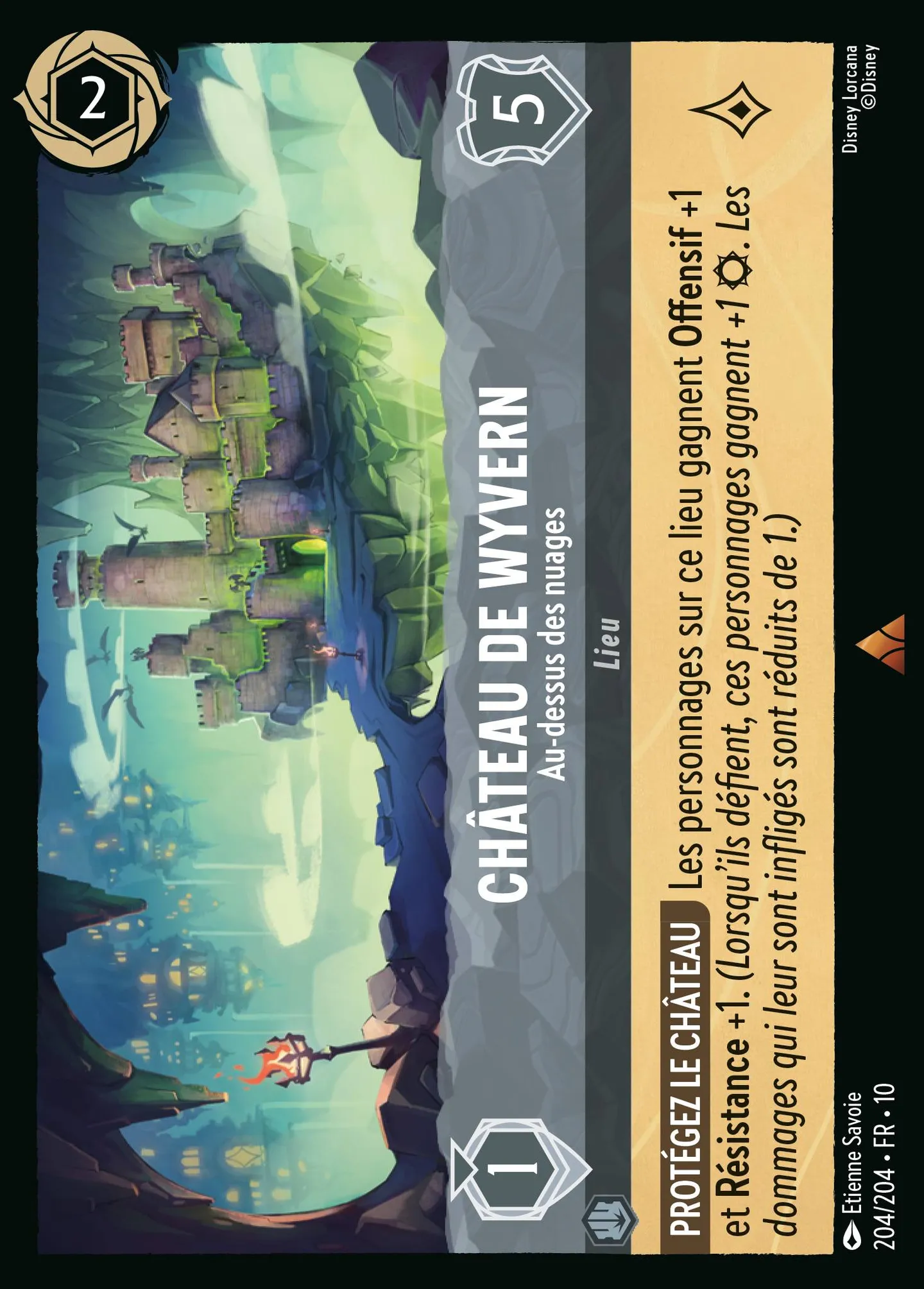 Château de Wyvern - Au-dessus des nuages — Whispers in the Well — Lorcana