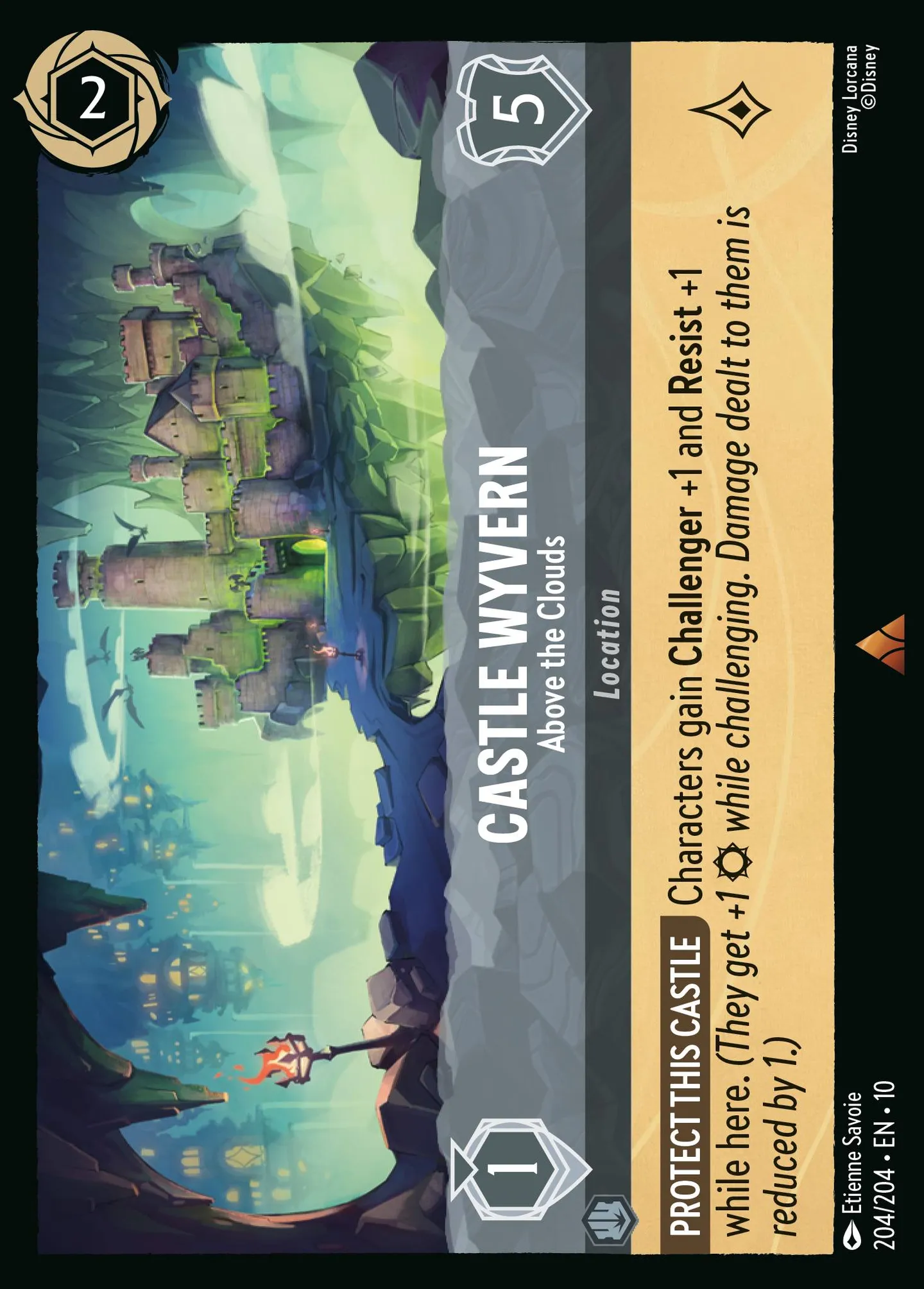 Castle Wyvern - Above the Clouds — Whispers in the Well — Lorcana