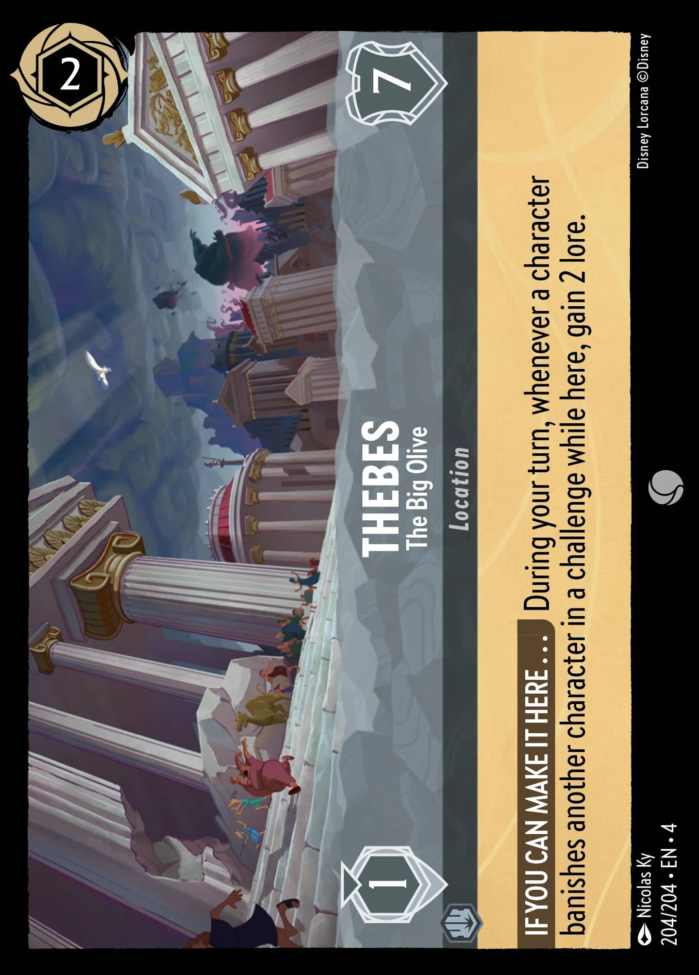 Thebes - The Big Olive — Ursula's Return — Lorcana