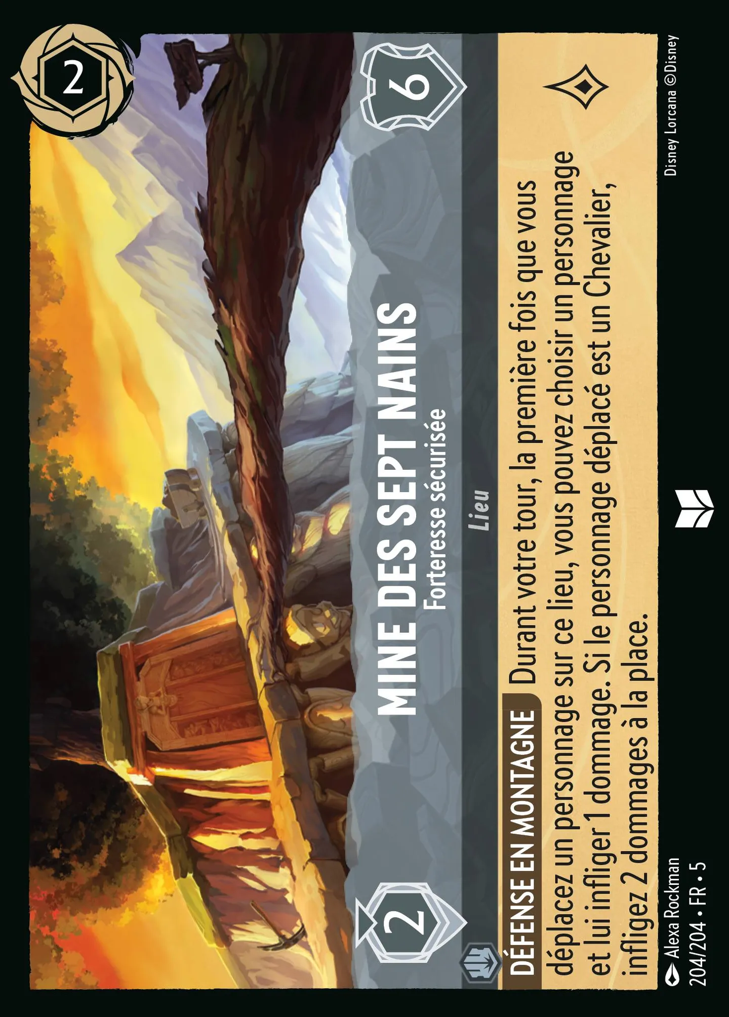 Mine des sept Nains - Forteresse sécurisée — Shimmering Skies — Lorcana