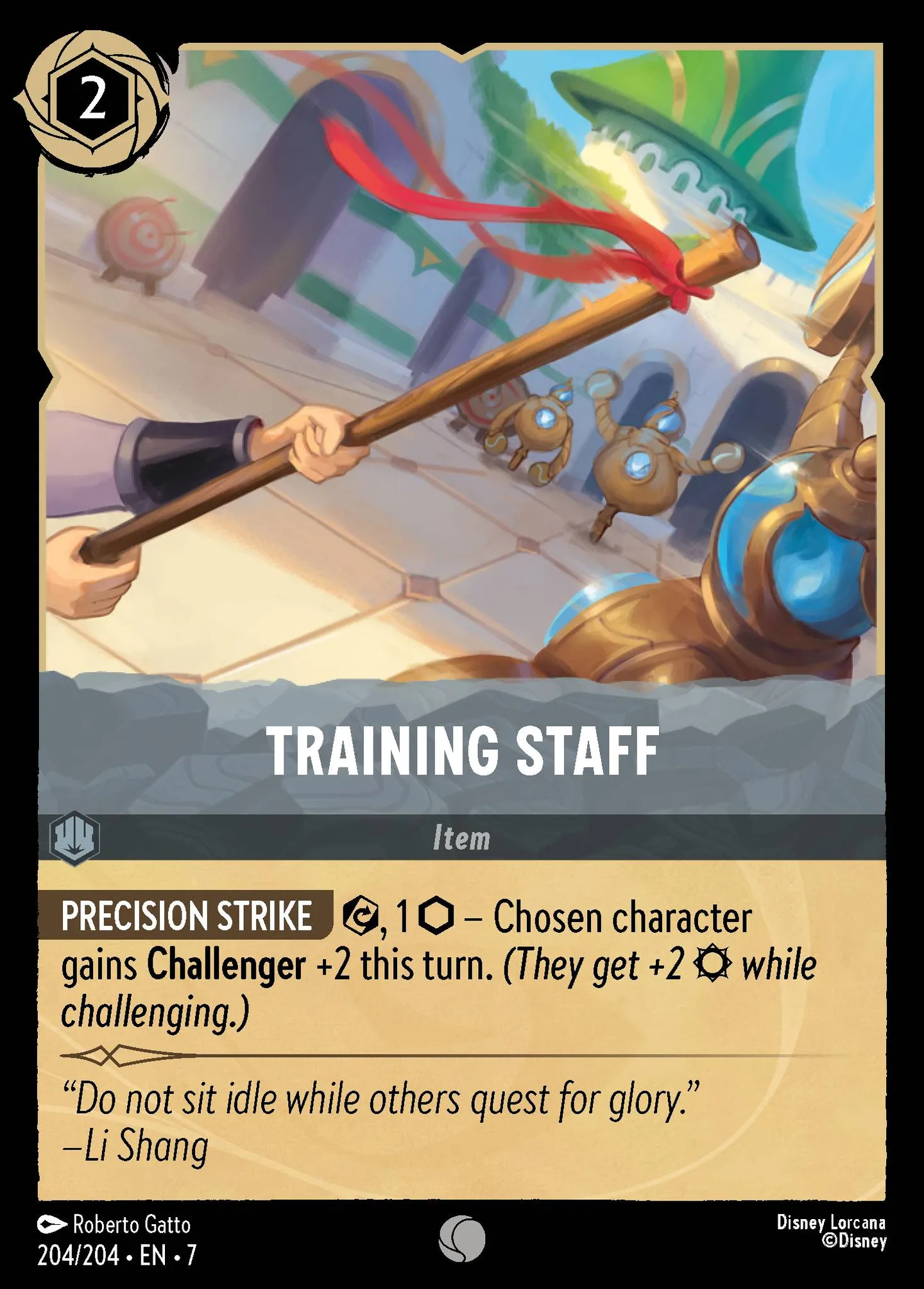 Bâton d'entraînement — Archazia's Island — Lorcana