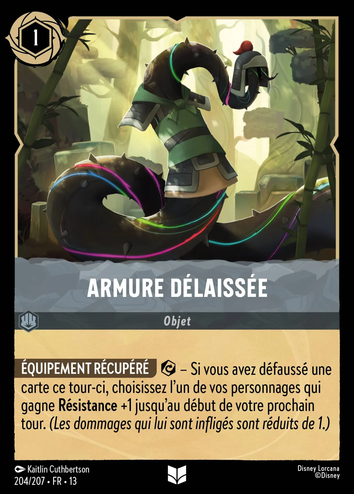 Armure délaissée — Attack of the Vine! — Lorcana
