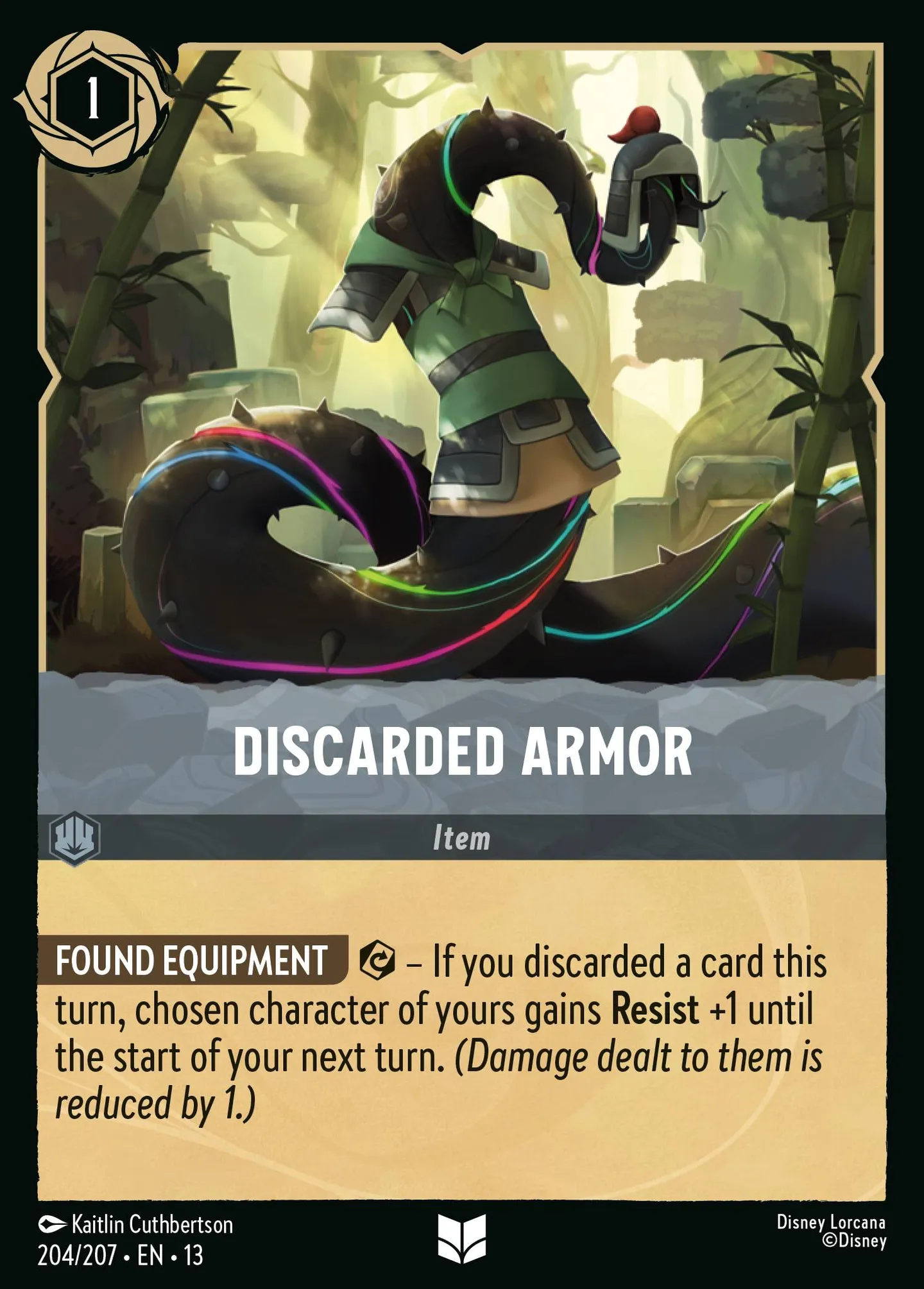 Armure délaissée — Attack of the Vine! — Lorcana