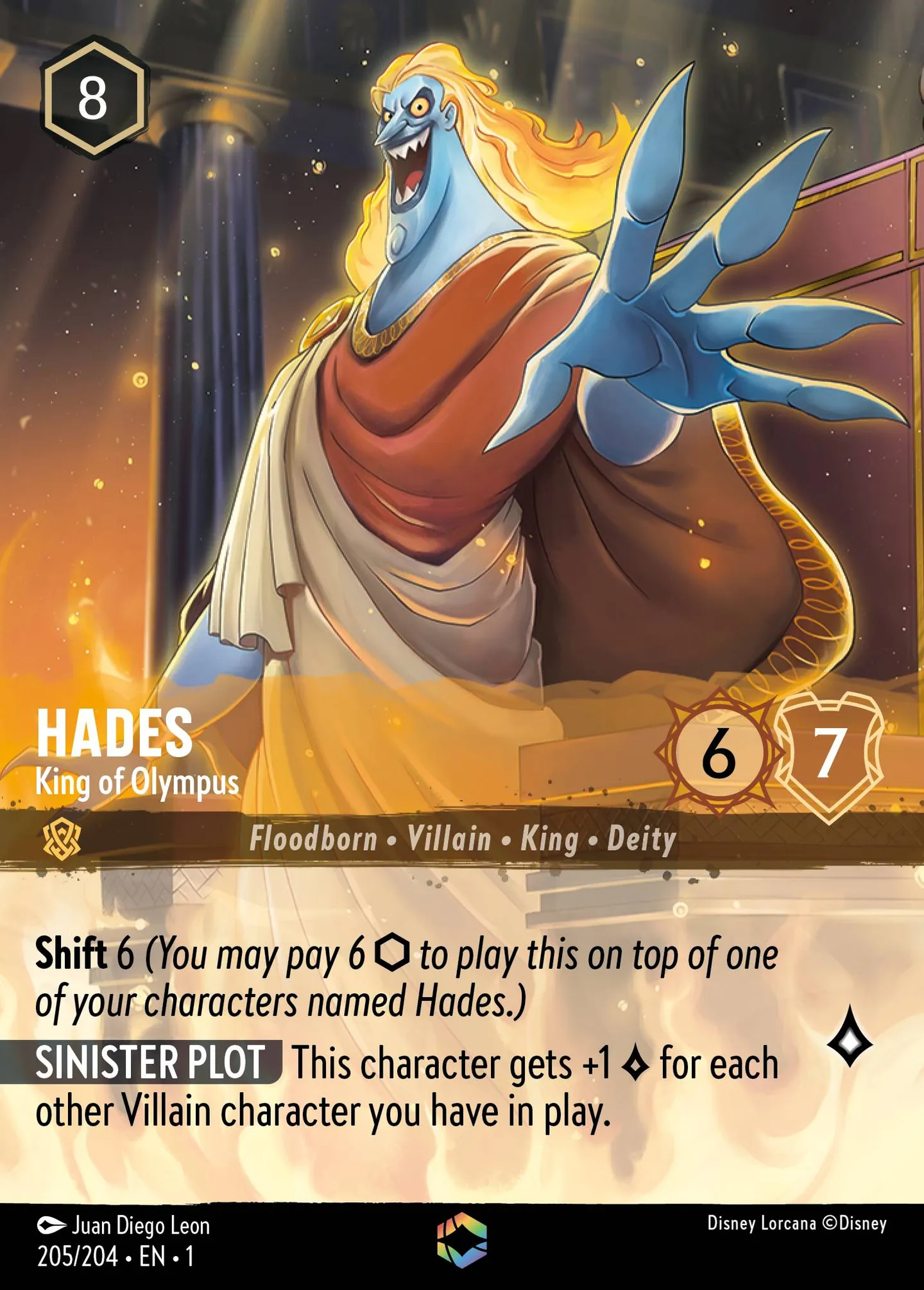 Hades - King of Olympus — The First Chapter — Lorcana