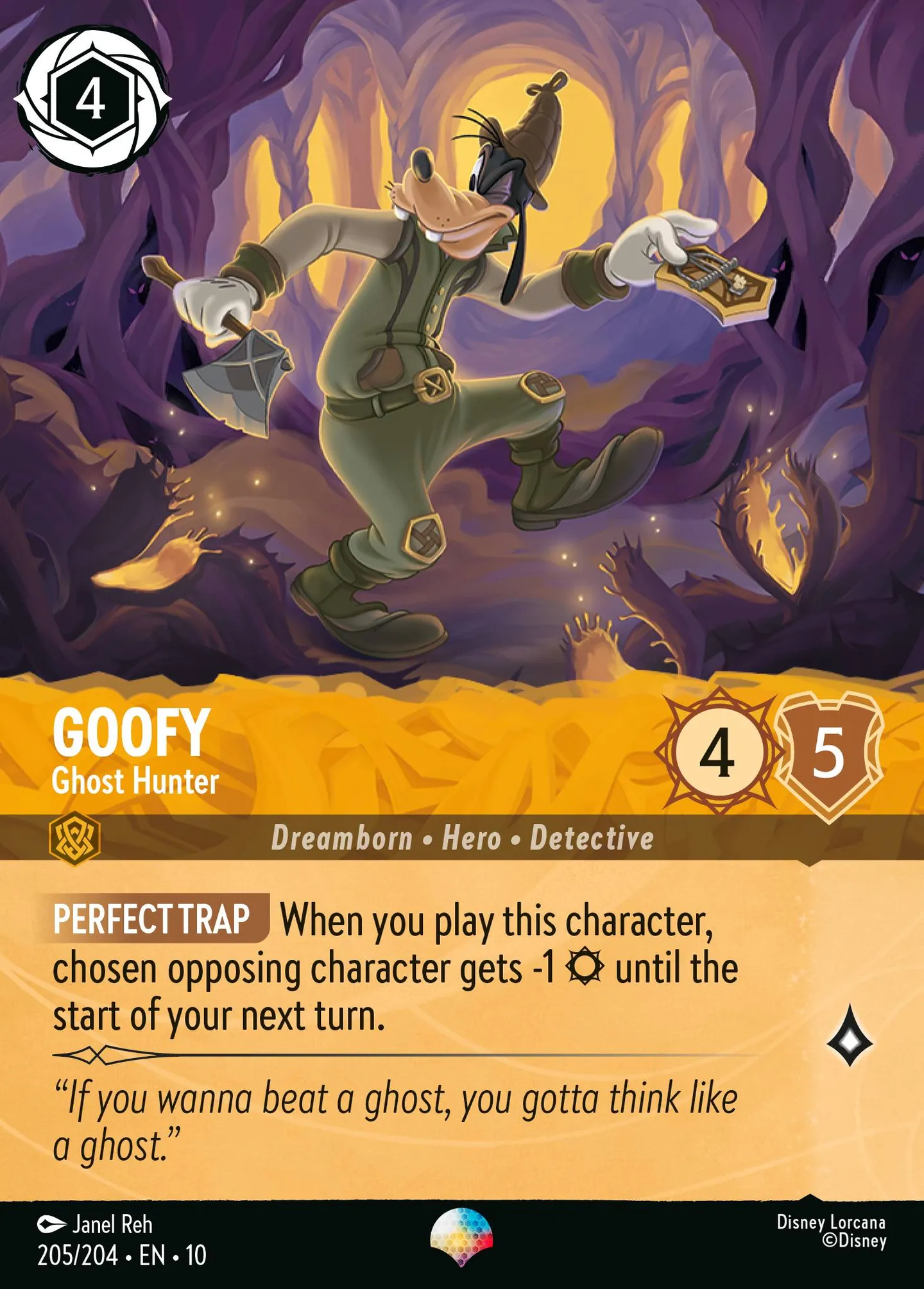 Goofy - Ghost Hunter — Whispers in the Well — Lorcana