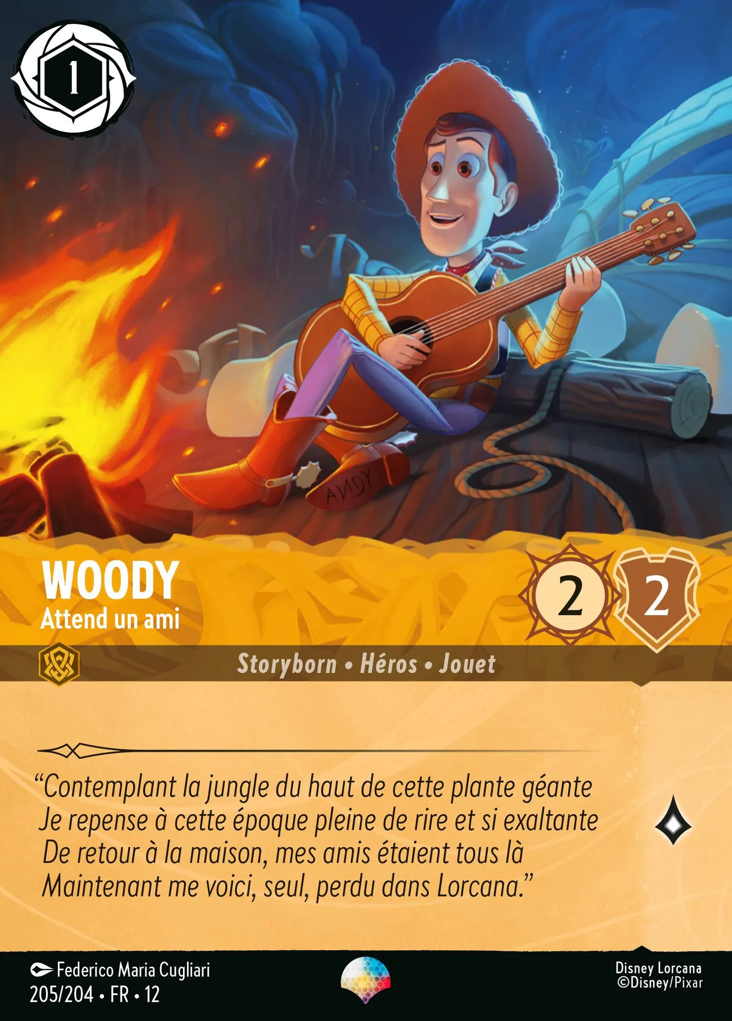 Woody - Attend un ami — Wilds Unknown — Lorcana