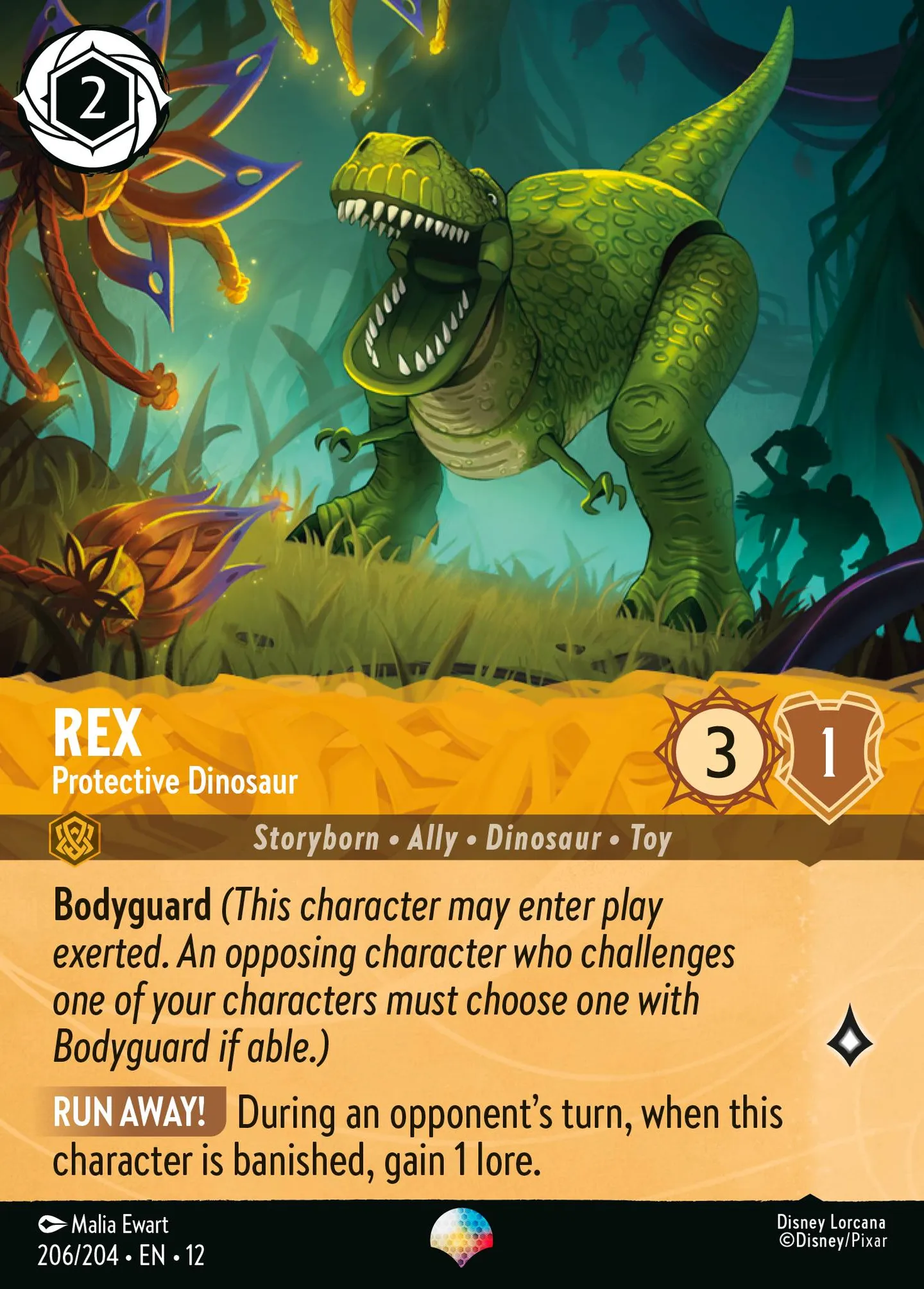 Rex - Protective Dinosaur — Wilds Unknown — Lorcana