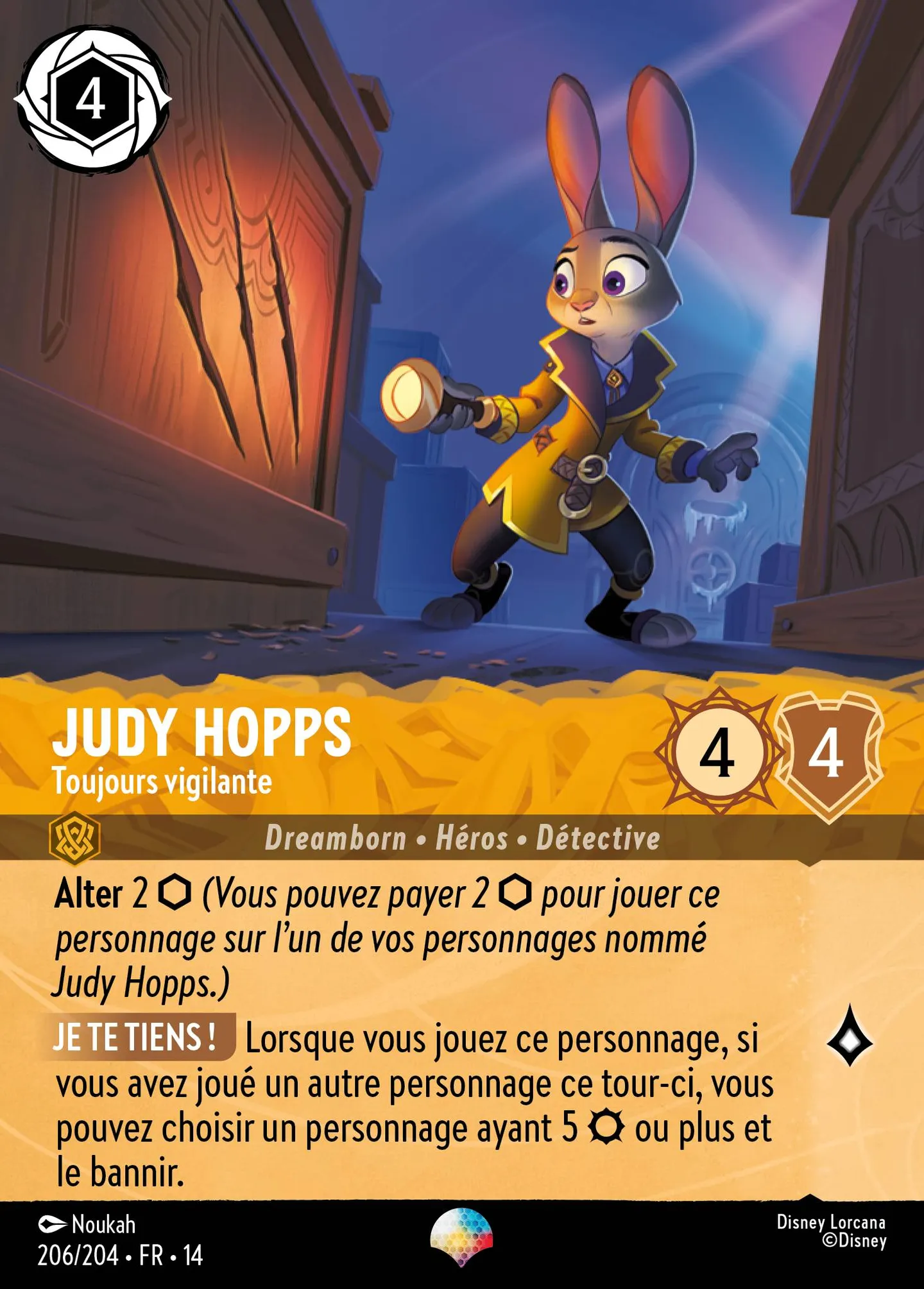 Judy Hopps - Toujours vigilante — Hyperia City — Lorcana