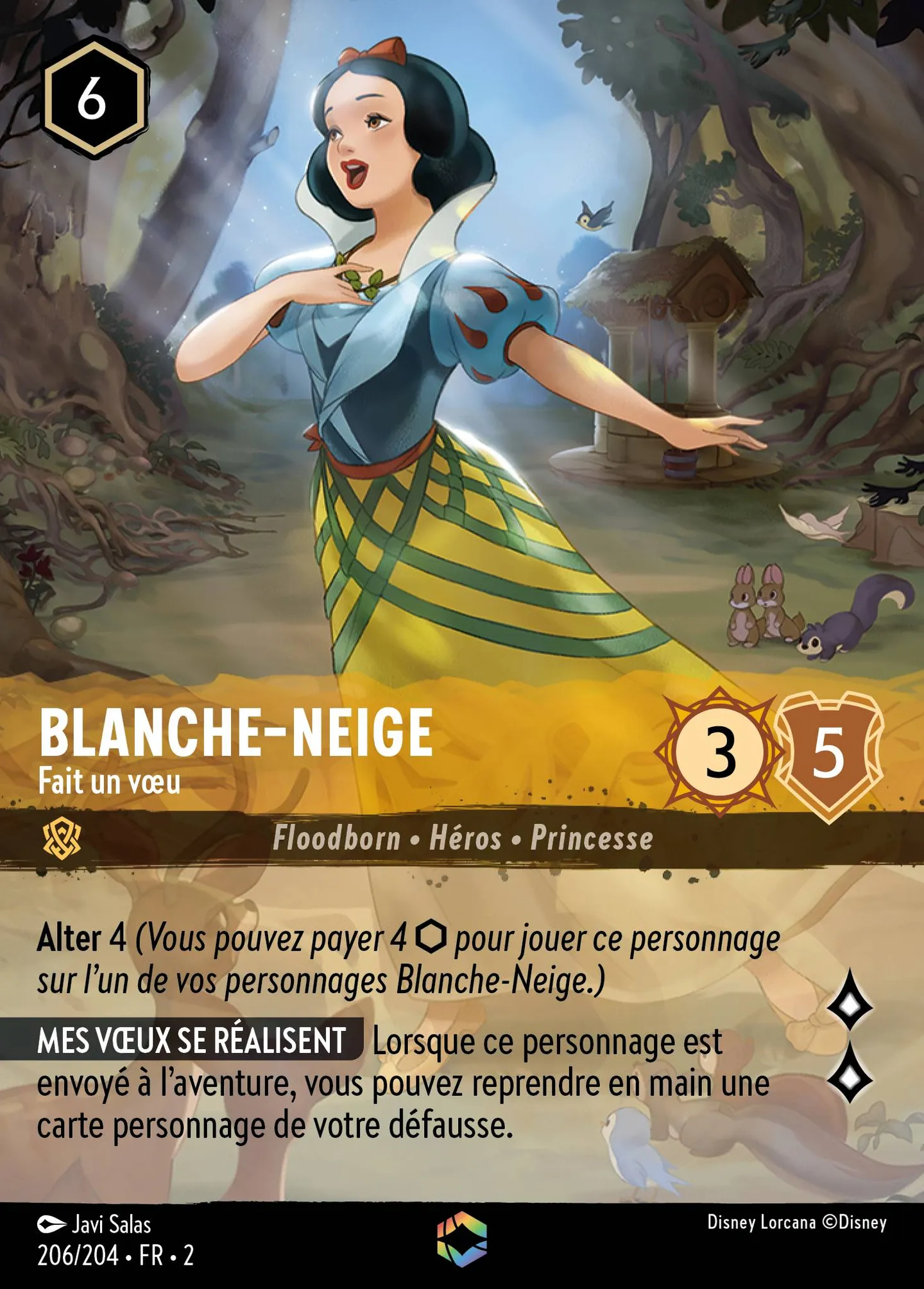 Blanche-Neige - Fait un vœu — Rise of the Floodborn — Lorcana