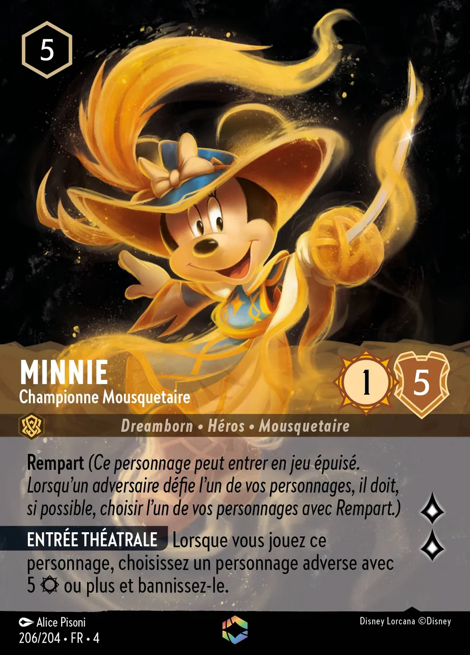 Minnie - Championne Mousquetaire from Ursula's Return - Lorcana