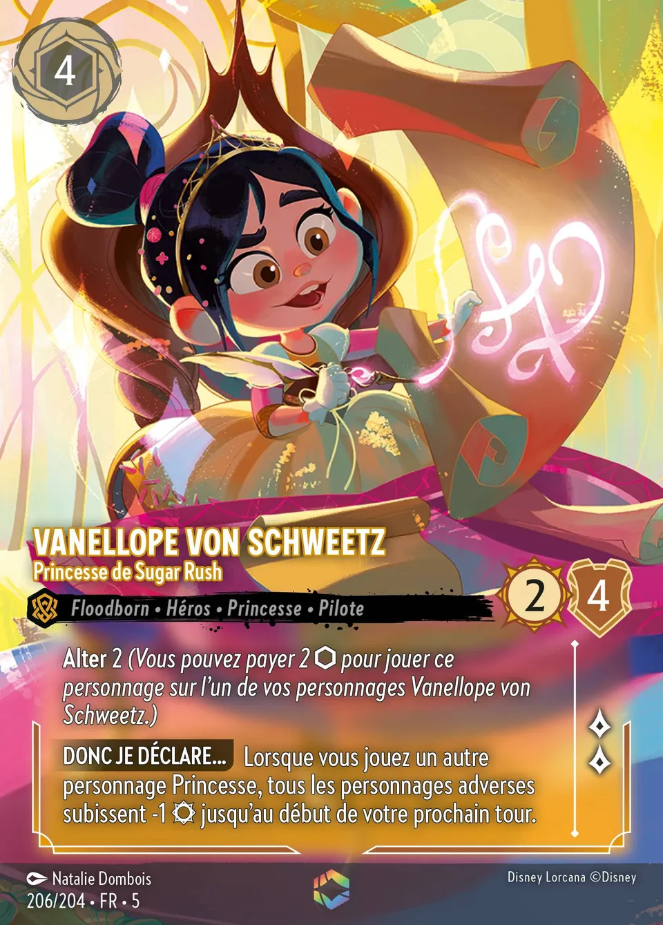 Vanellope von Schweetz - Princesse de Sugar Rush from Shimmering Skies - Lorcana