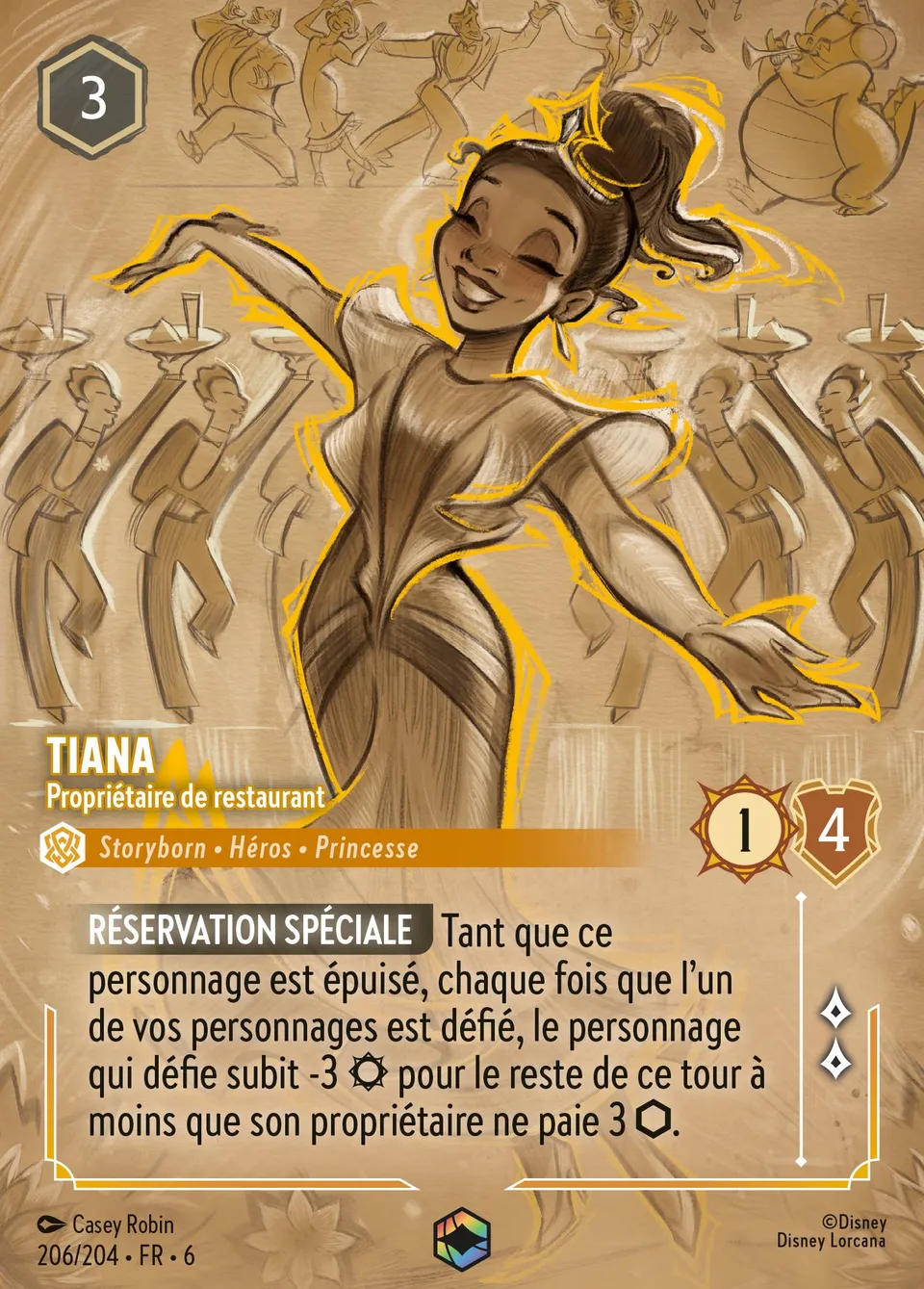 Tiana - Propriétaire de restaurant from Azurite Sea - Lorcana