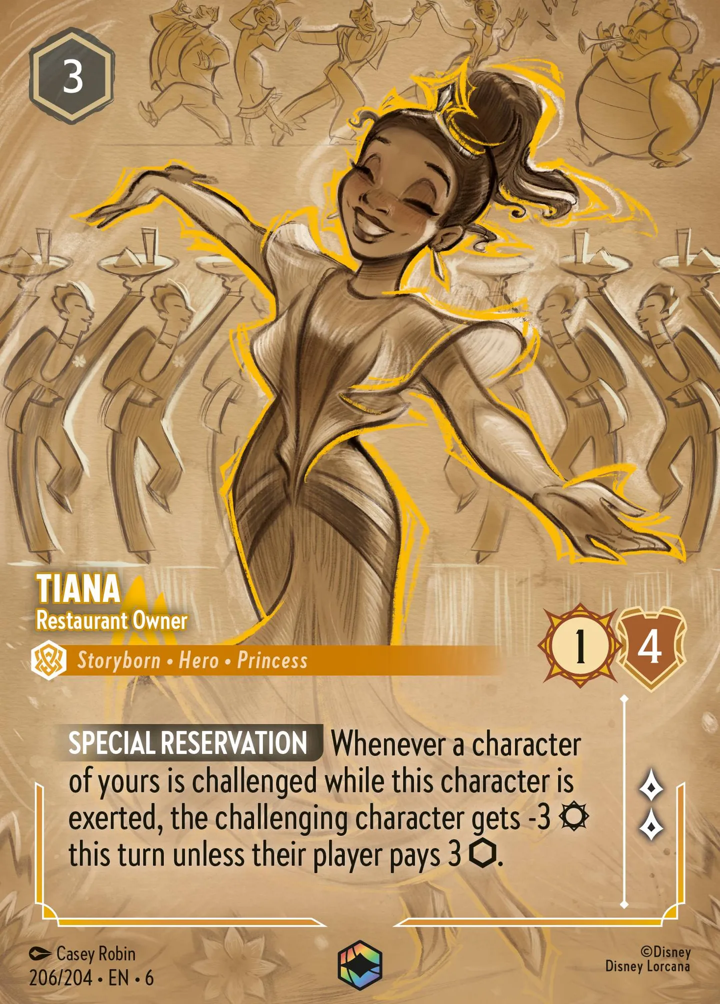 Tiana - Restaurant Owner — Azurite Sea — Lorcana