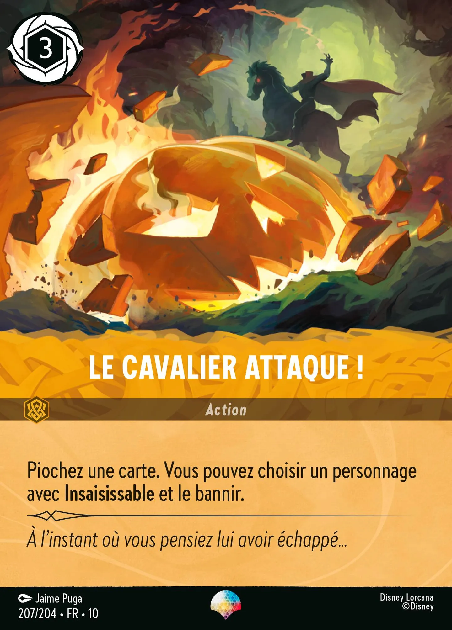 Le Cavalier attaque ! — Whispers in the Well — Lorcana