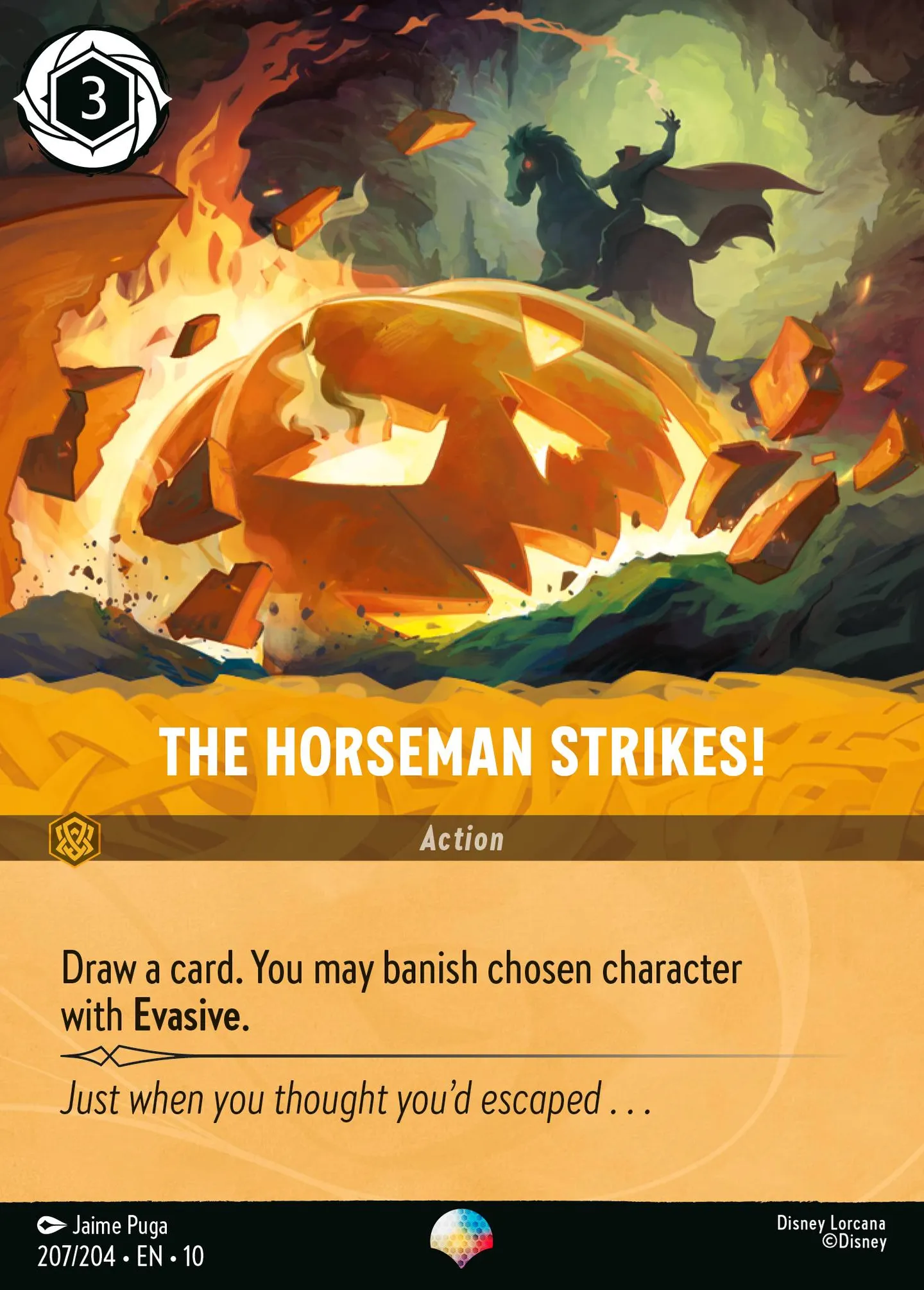 The Horseman Strikes! — Whispers in the Well — Lorcana