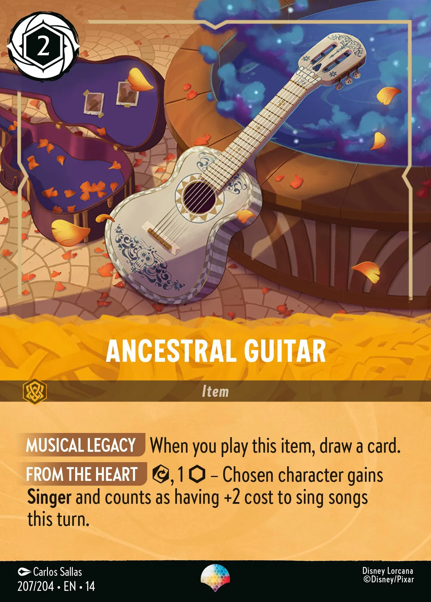 Ancestral Guitar — Hyperia City — Lorcana