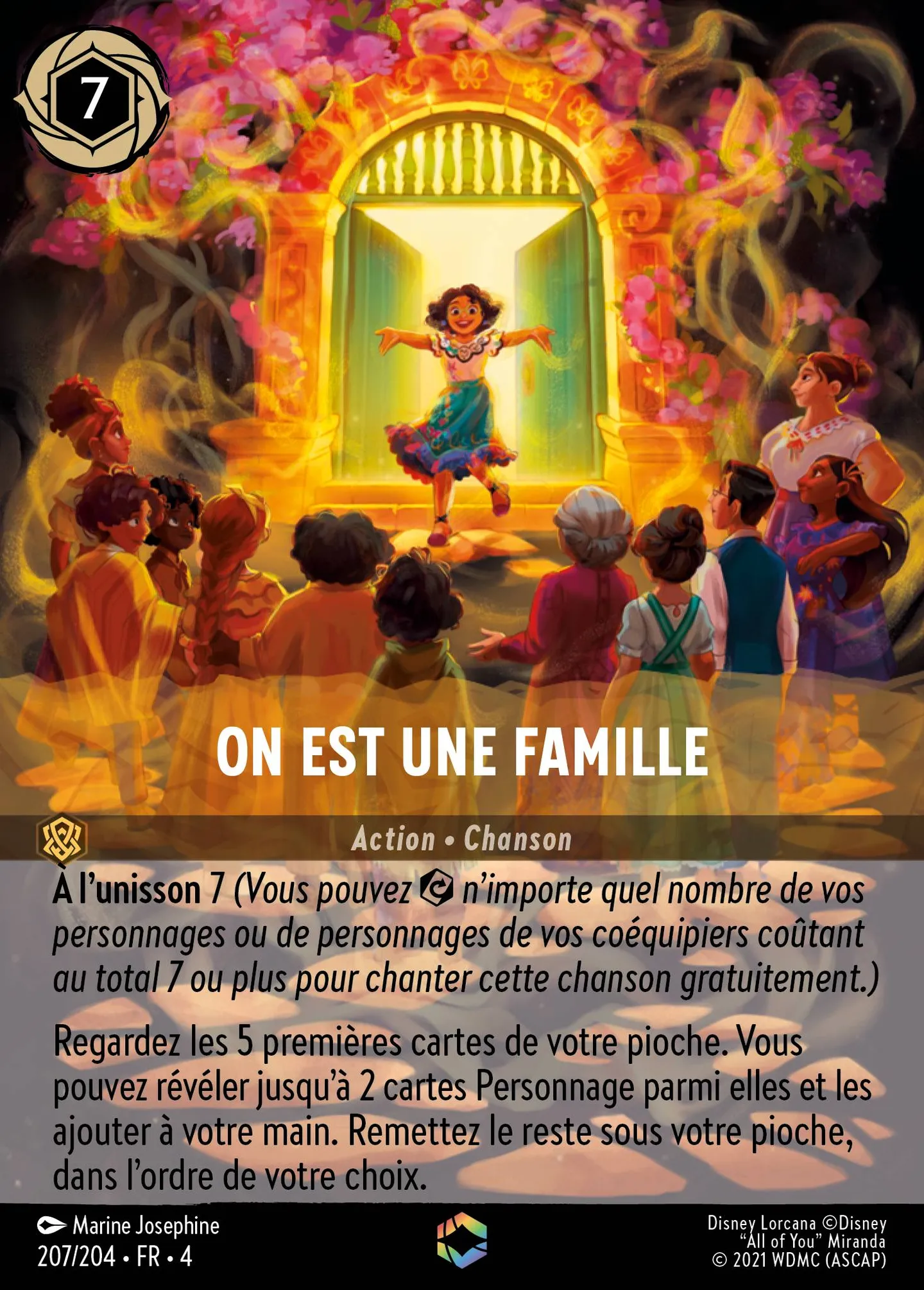 On est une Famille — Ursula's Return — Lorcana
