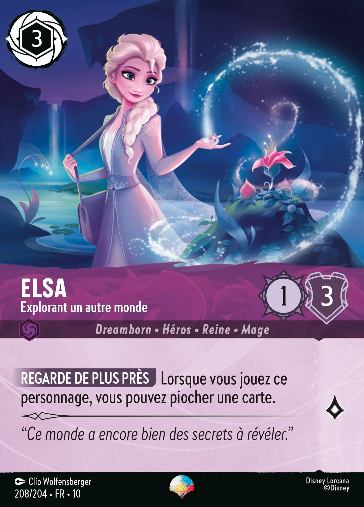 Elsa - Explorant un autre monde — Whispers in the Well — Lorcana