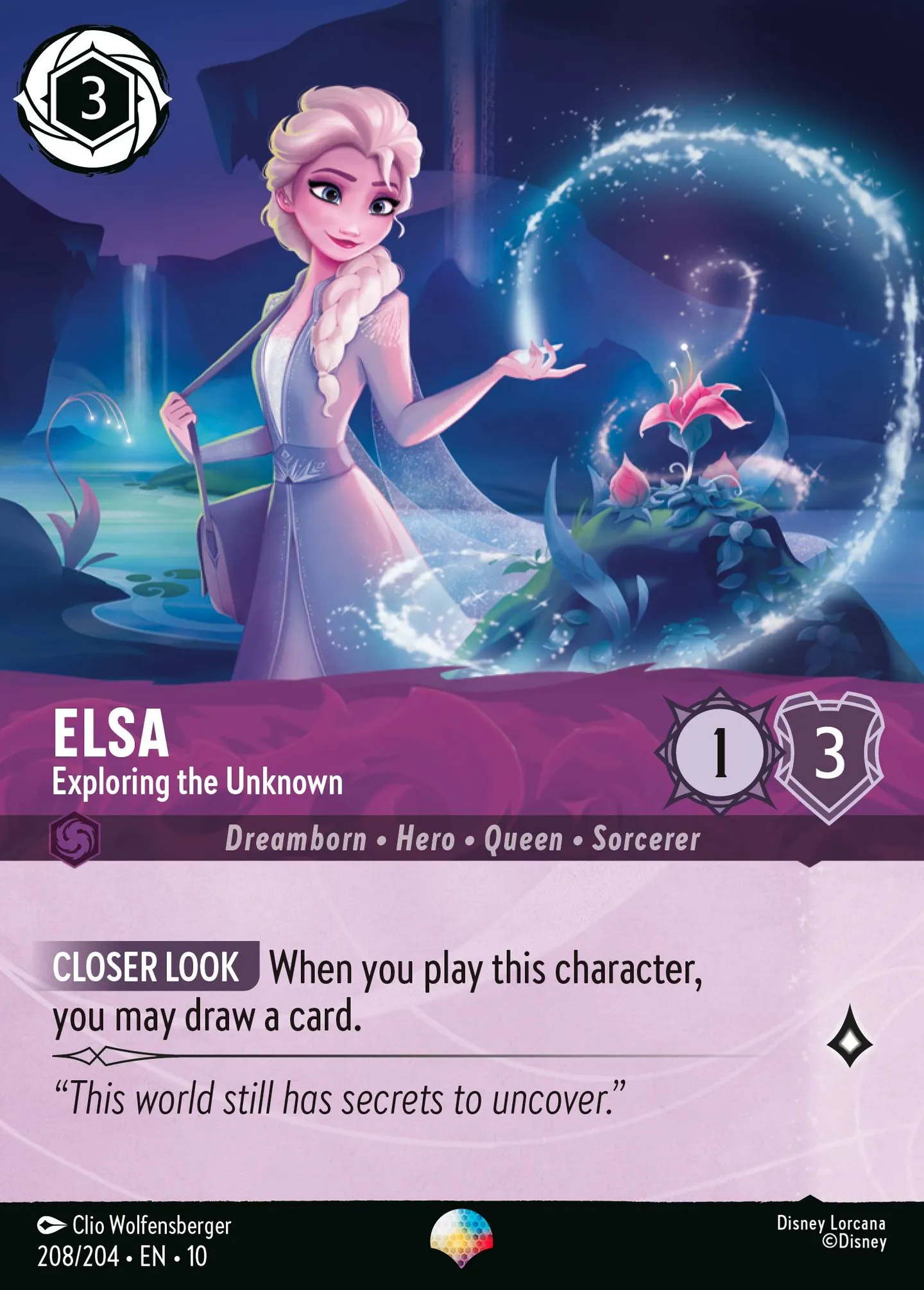 Elsa - Exploring the Unknown — Whispers in the Well — Lorcana