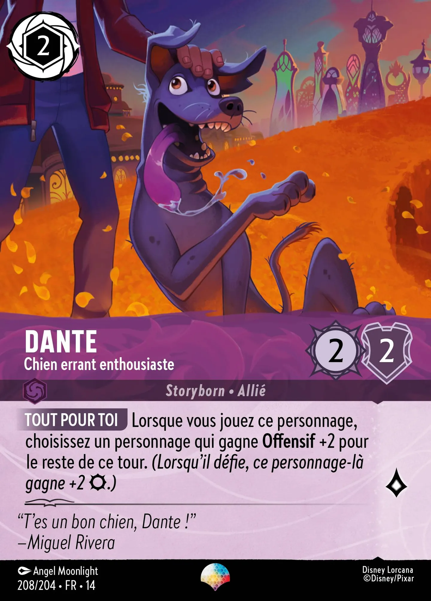 Dante - Chien errant enthousiaste — Hyperia City — Lorcana