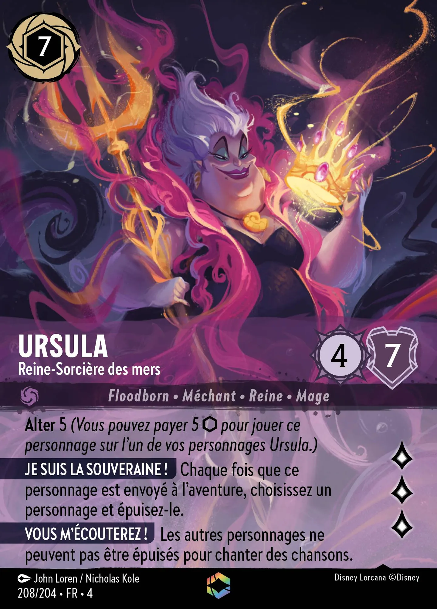 Ursula - Reine-Sorcière des mers — Ursula's Return — Lorcana