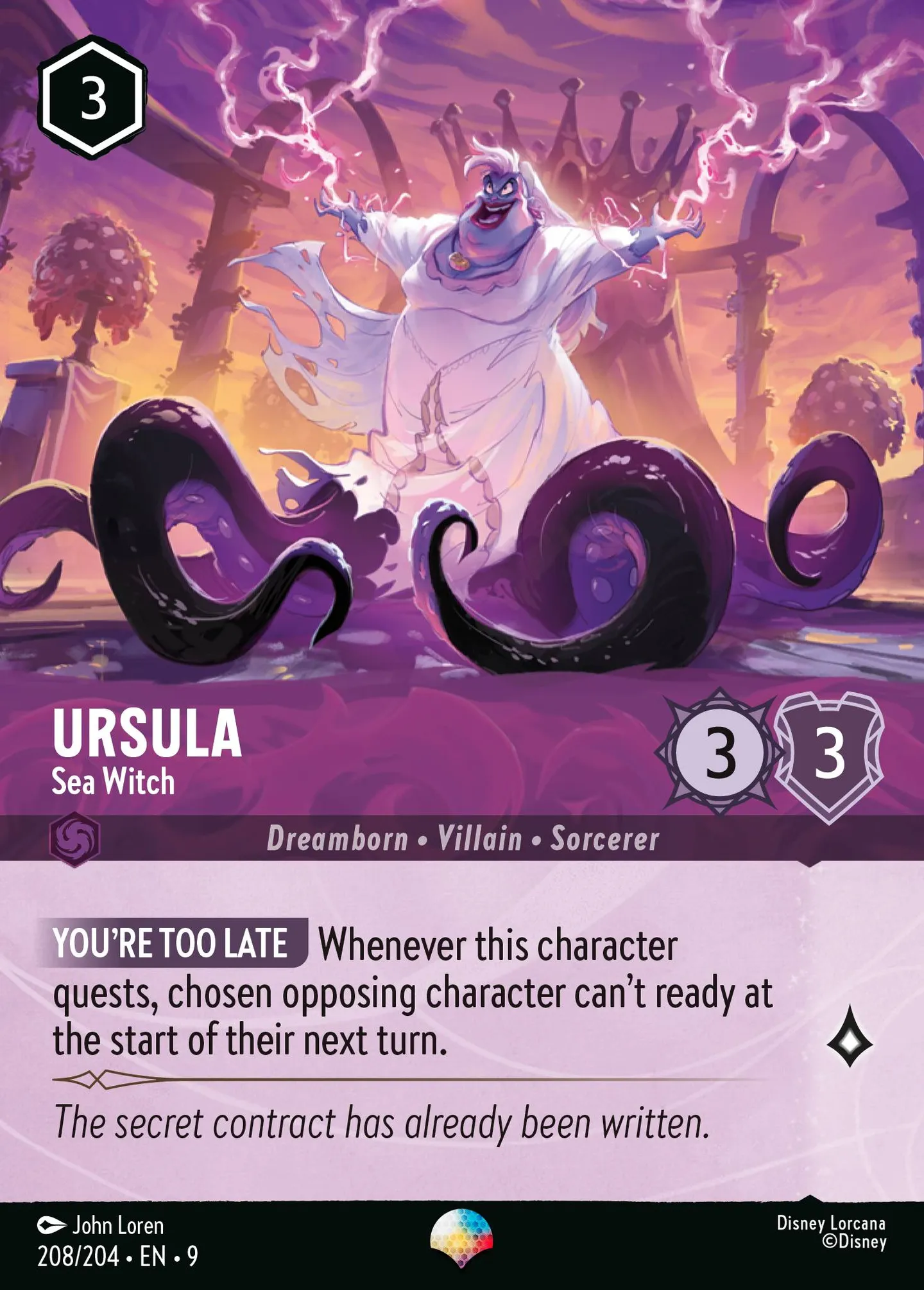 Ursula - Sea Witch — Fabled — Lorcana