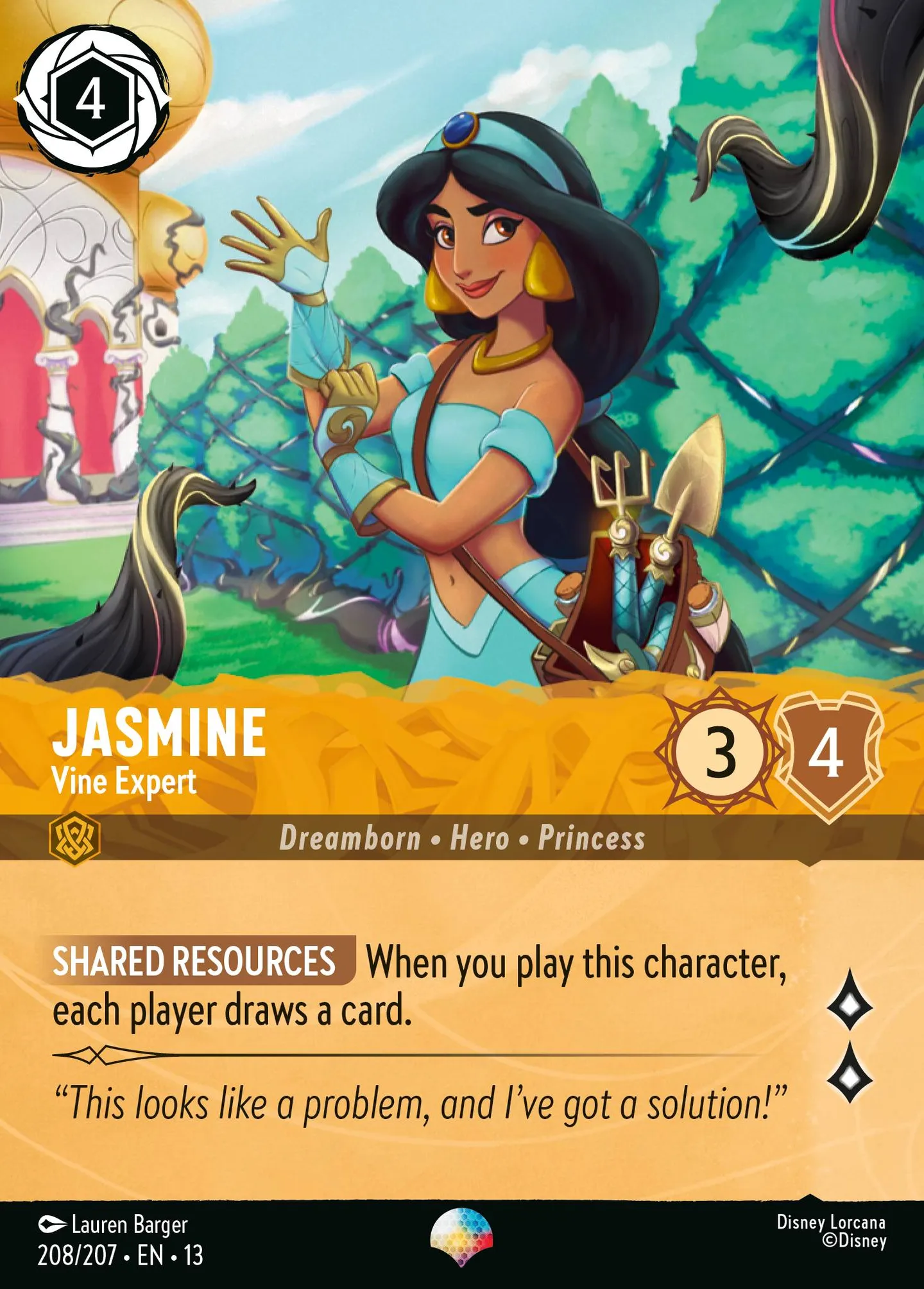 Jasmine - Vine Expert — Attack of the Vine! — Lorcana
