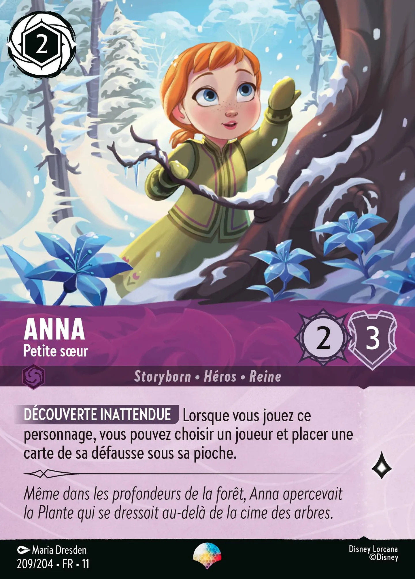 Anna - Petite sœur — Winterspell — Lorcana