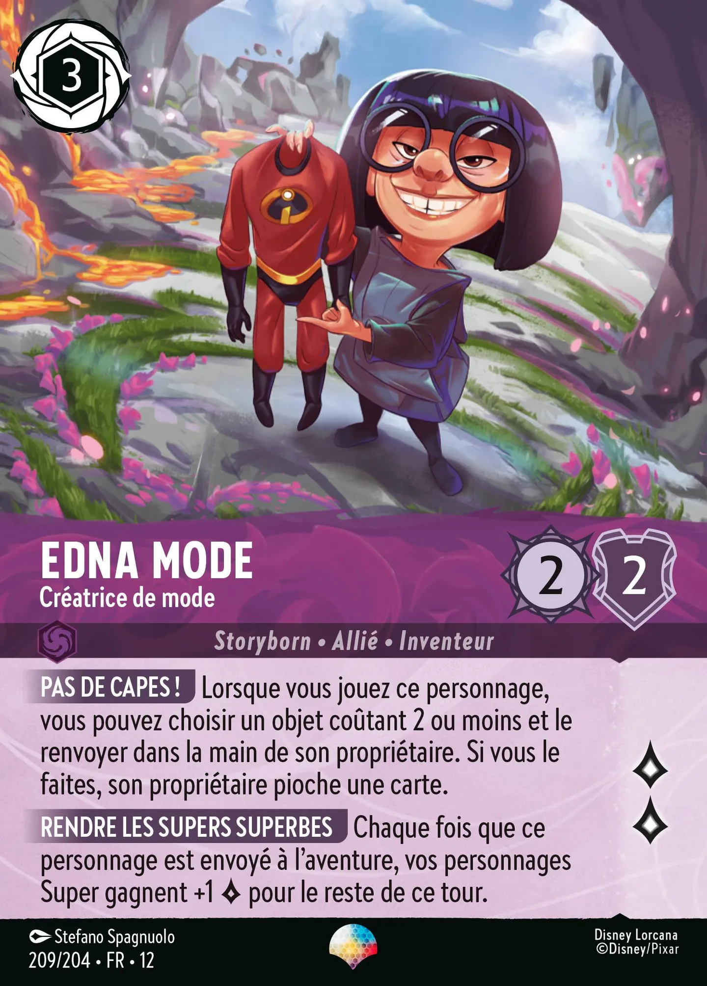 Edna Mode - Créatrice de mode — Wilds Unknown — Lorcana