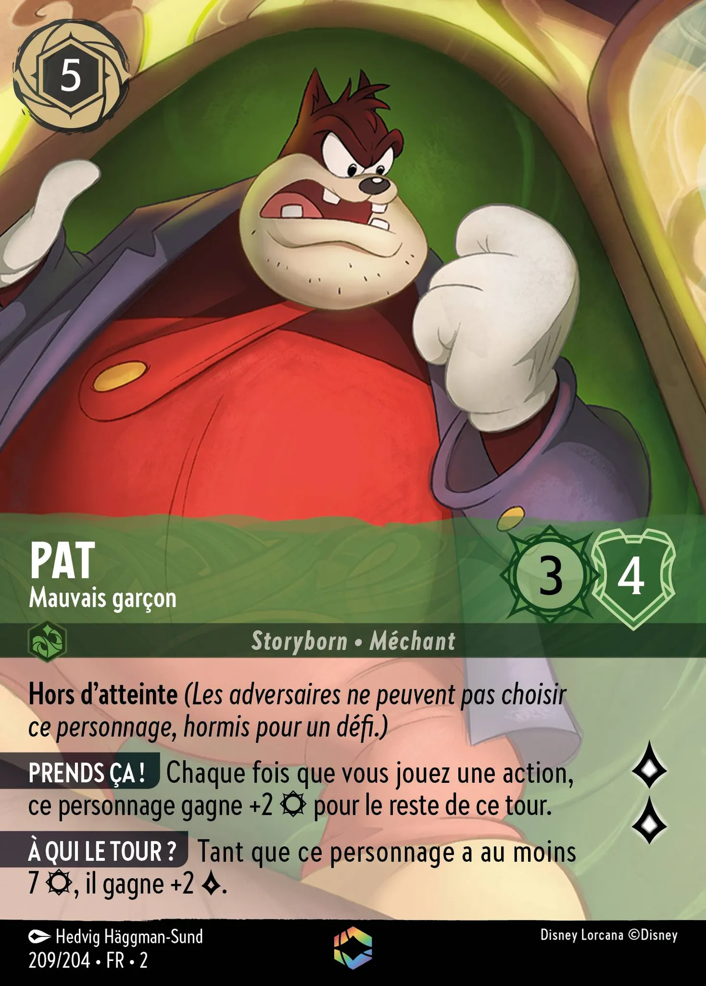 Pat - Mauvais garçon — Rise of the Floodborn — Lorcana