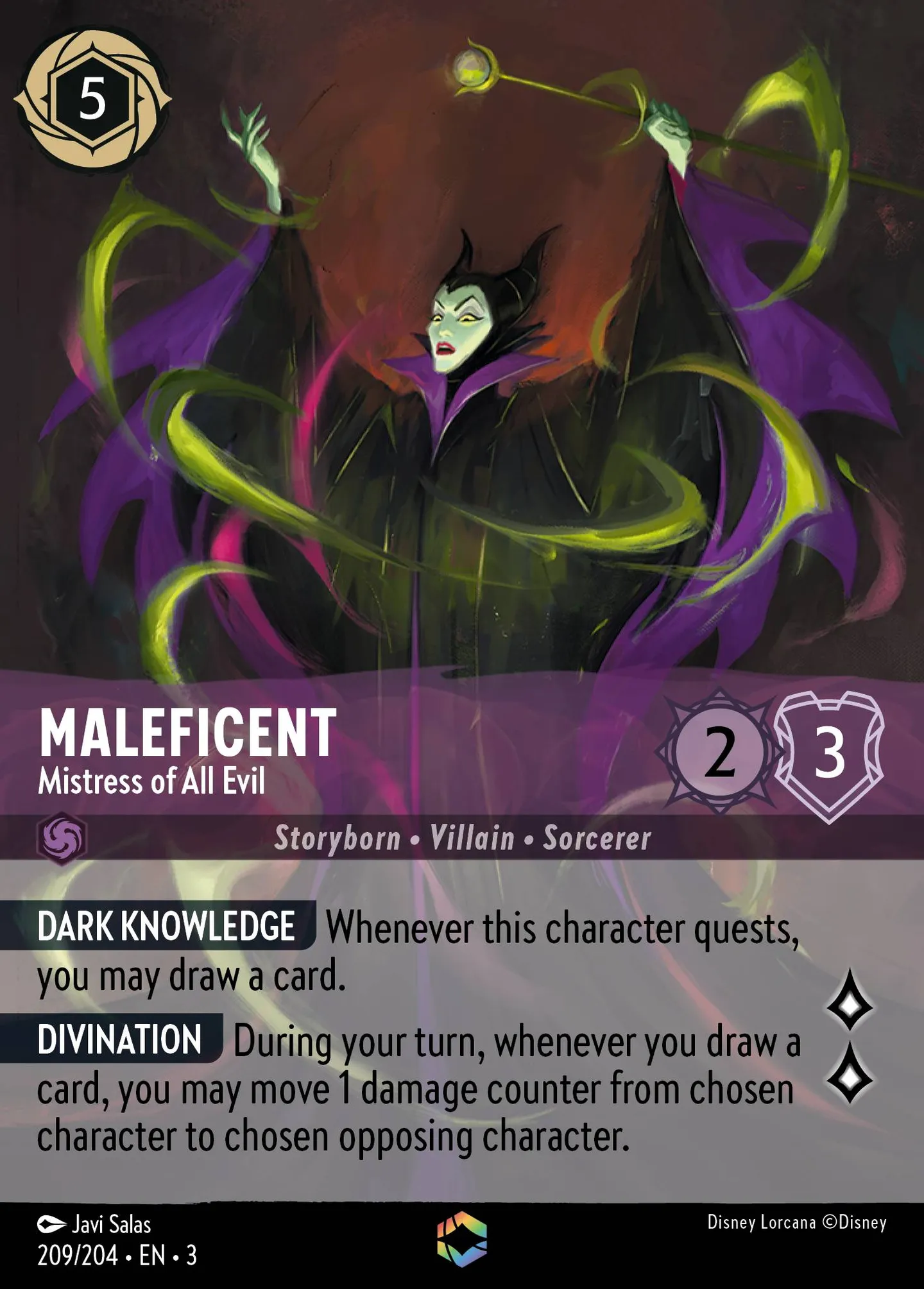 Maleficent - Mistress of All Evil — Into the Inklands — Lorcana