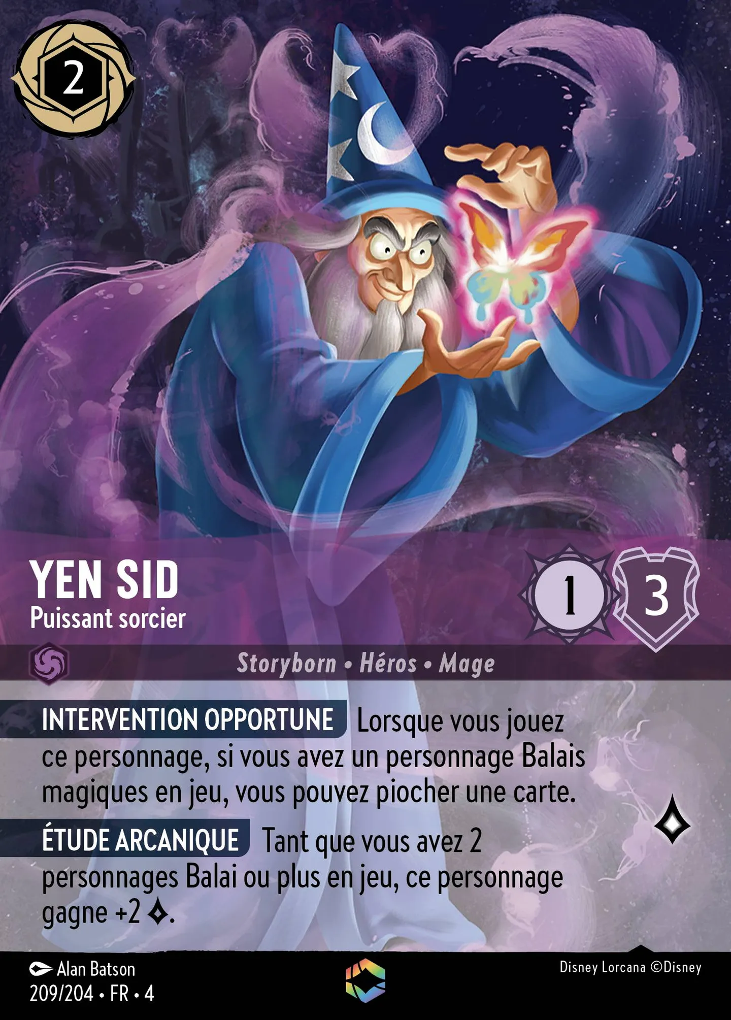 Yen Sid - Puissant sorcier — Ursula's Return — Lorcana