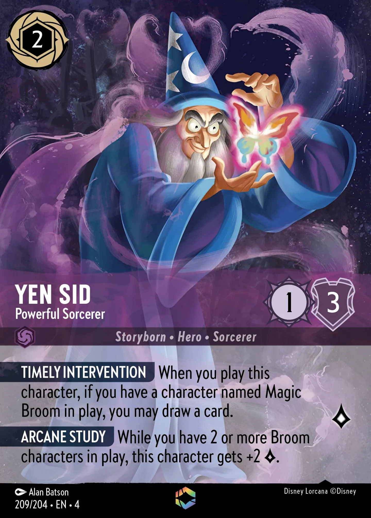 Yen Sid - Powerful Sorcerer — Ursula's Return — Lorcana