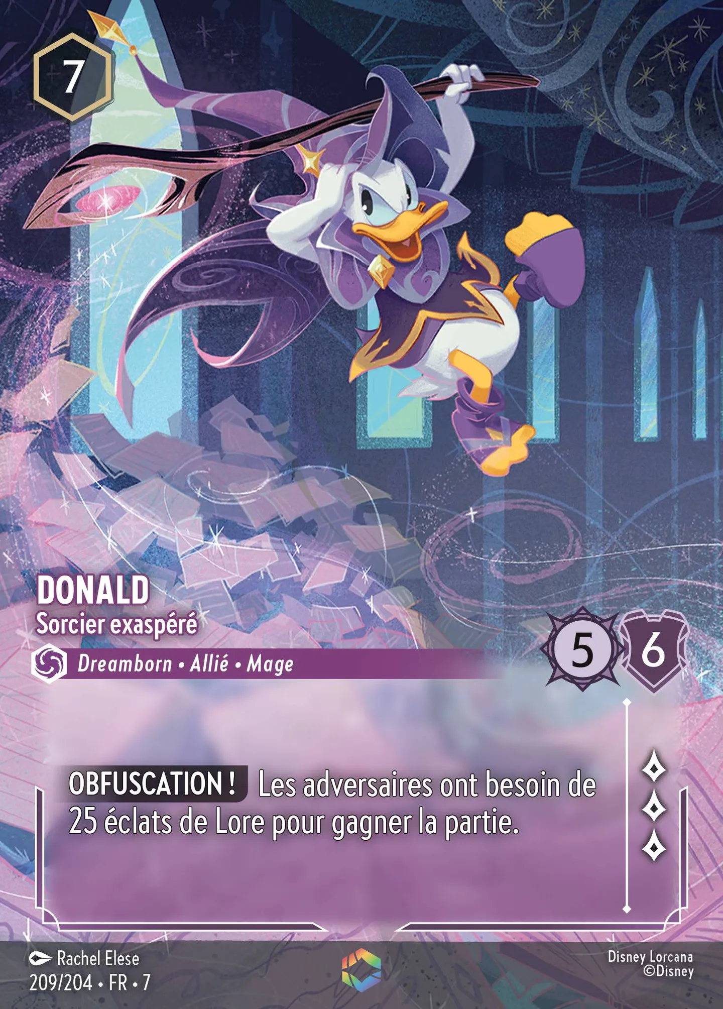 Donald - Sorcier exaspéré — Archazia's Island — Lorcana