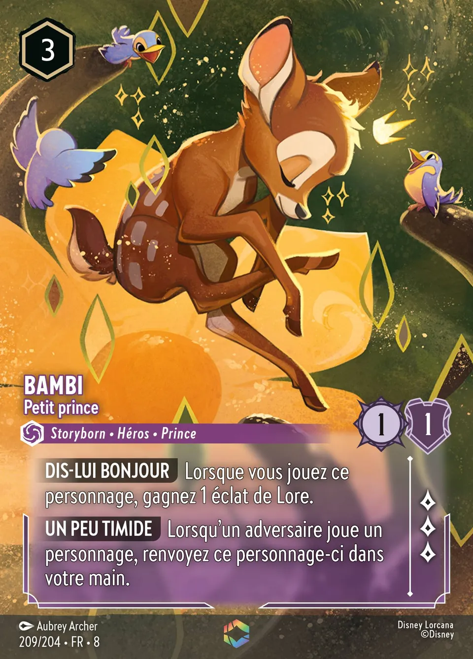 Bambi - Petit prince from The Reign of Jafar - Lorcana