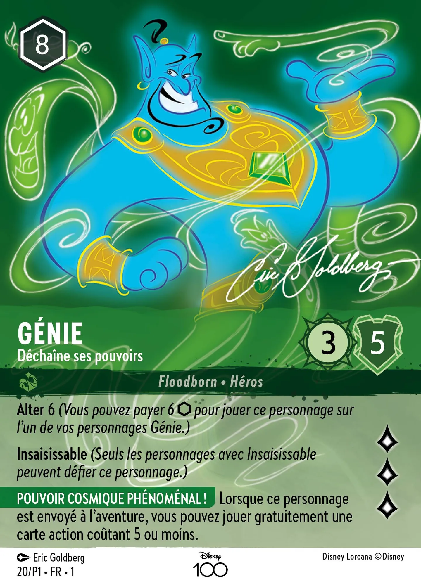 Génie - Déchaîne ses pouvoirs — Promos - Year 1 — Lorcana