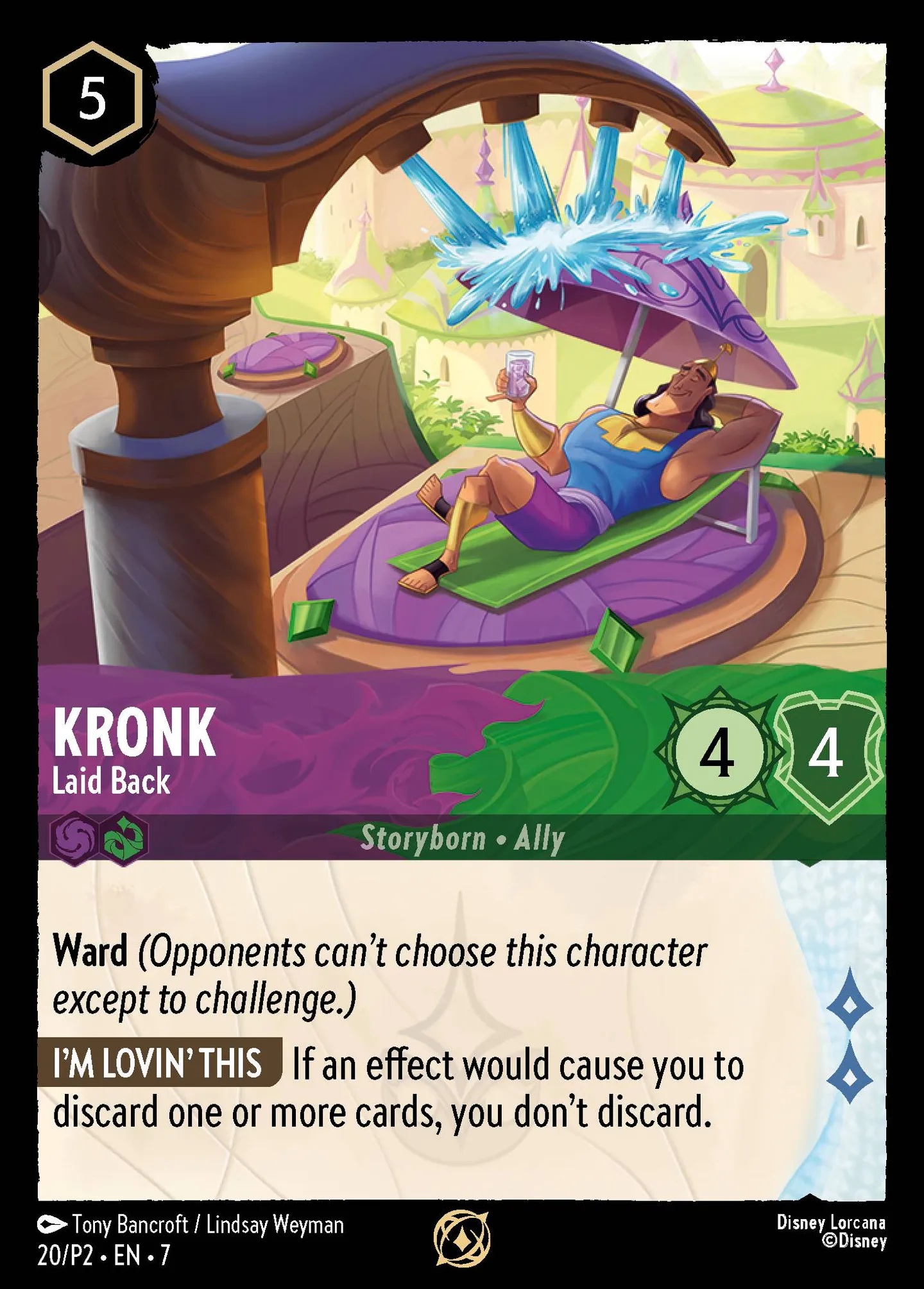 Kronk - Laid Back — Promos - Year 2 — Lorcana