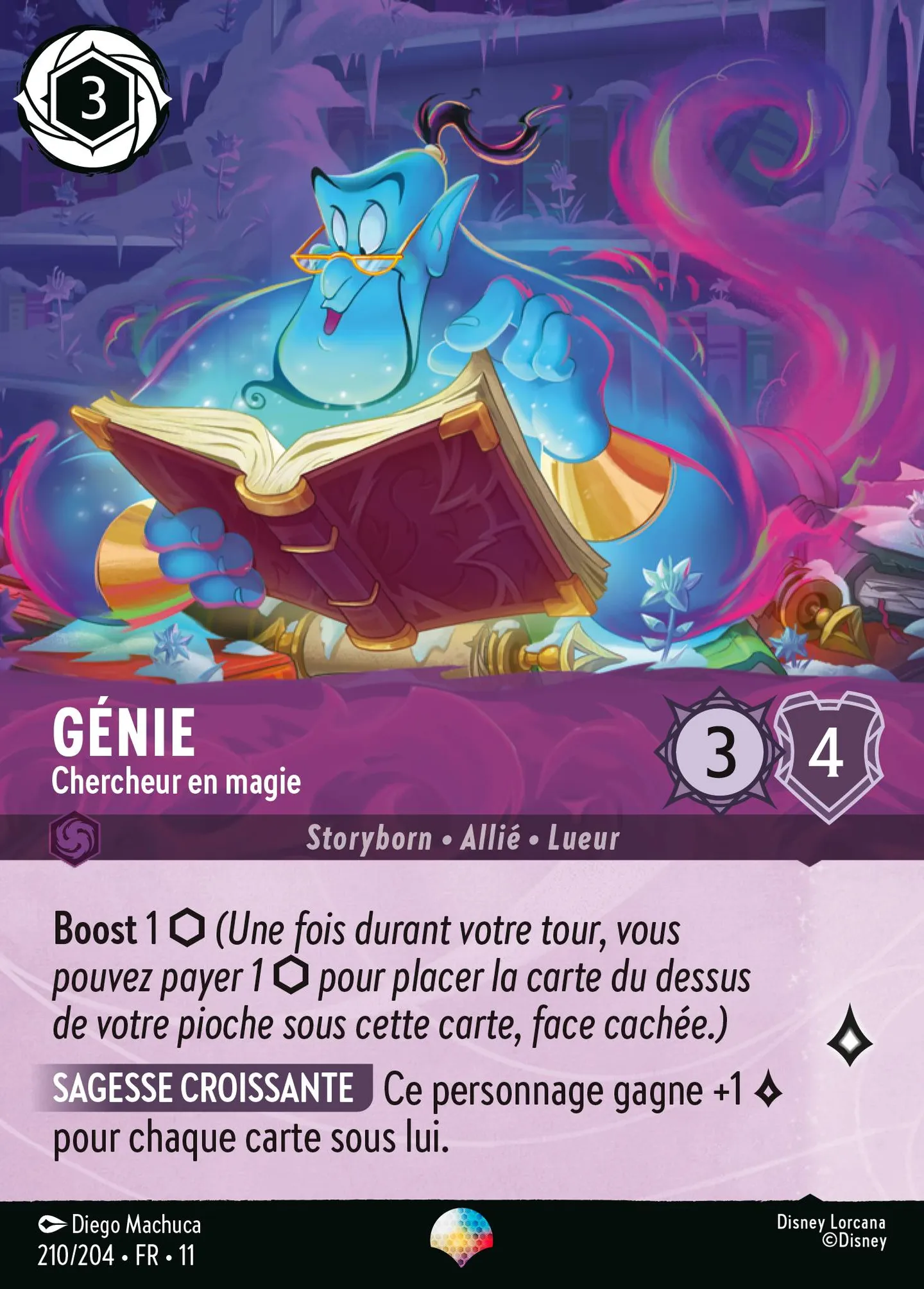 Génie - Chercheur en magie — Winterspell — Lorcana