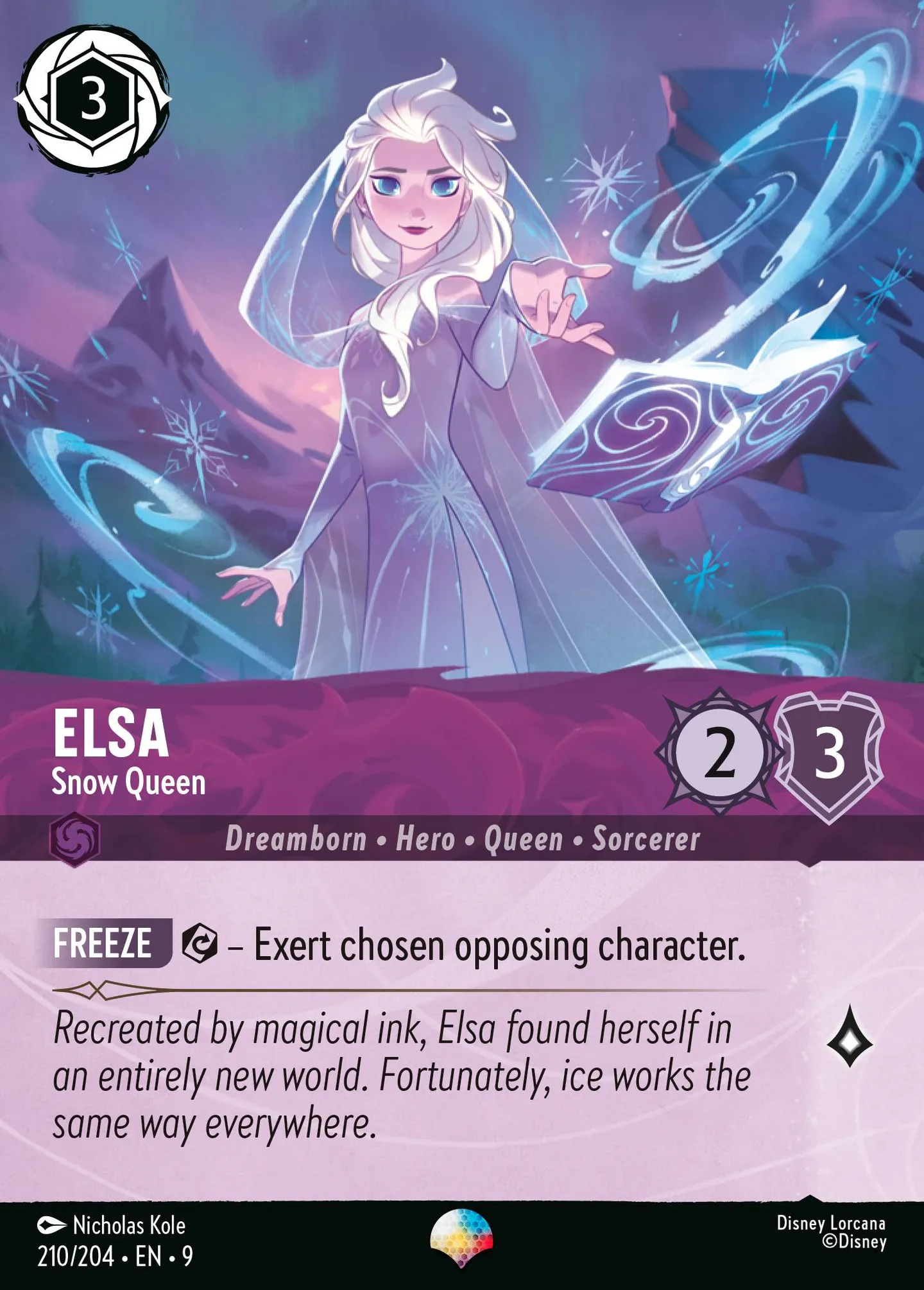 Elsa - Reine des Neiges — Fabled — Lorcana