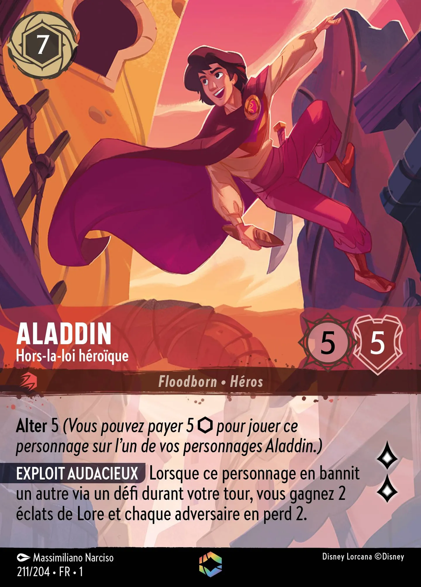 Aladdin - Hors-la-loi héroïque — The First Chapter — Lorcana
