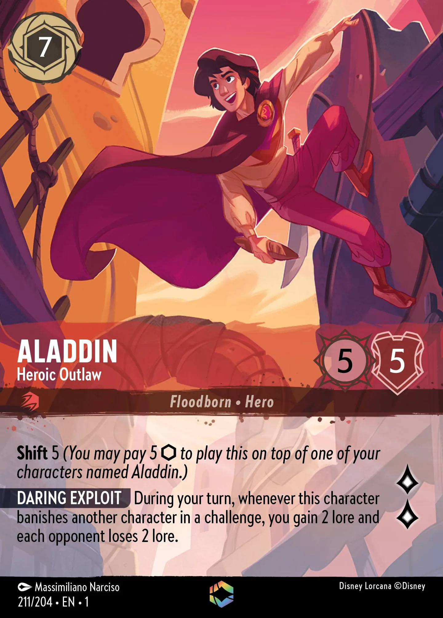 Aladdin - Hors-la-loi héroïque — The First Chapter — Lorcana