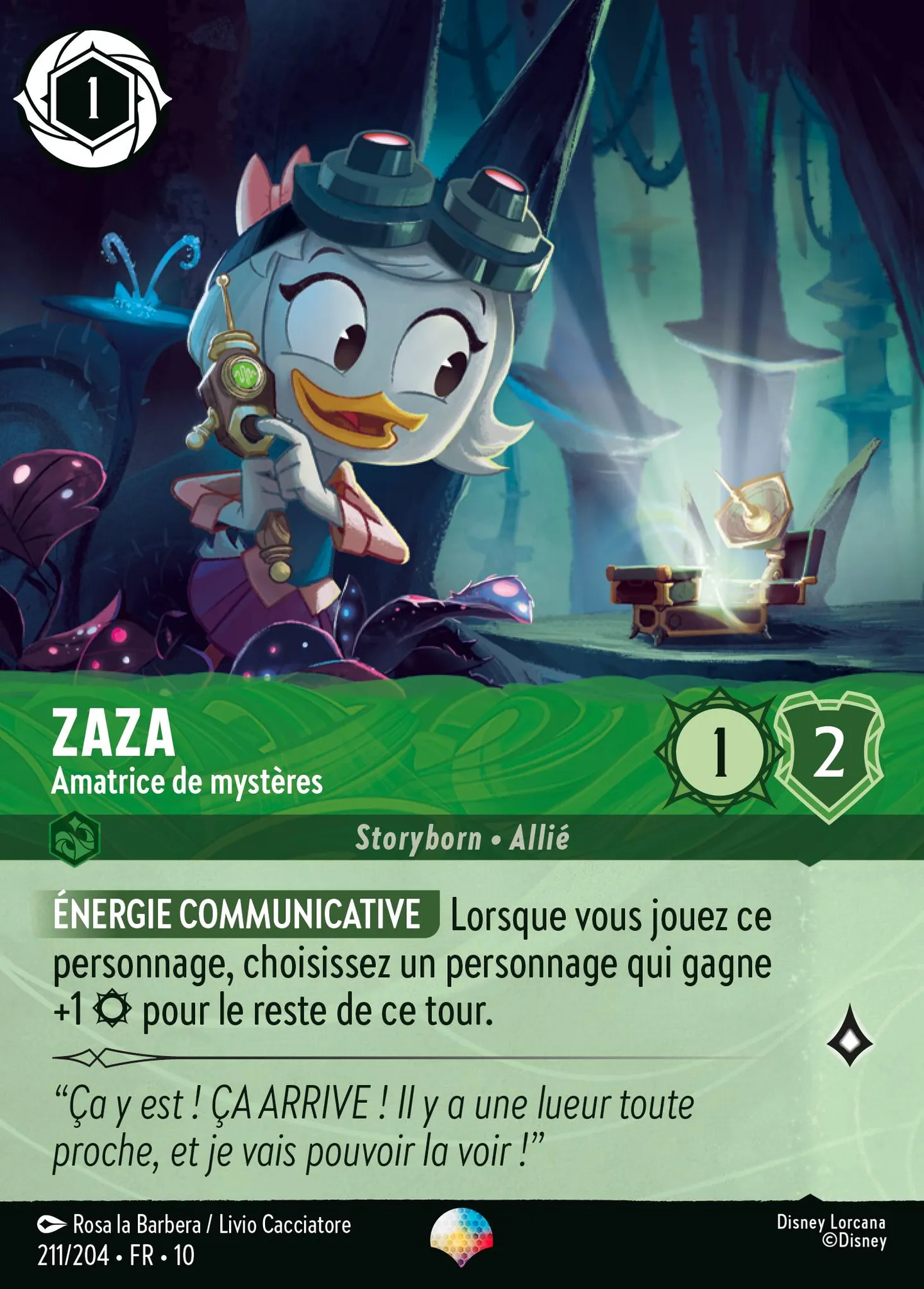 Zaza - Amatrice de mystères — Whispers in the Well — Lorcana