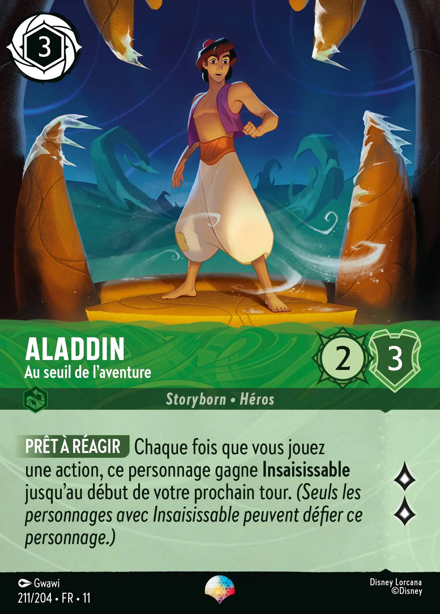 Aladdin - Au seuil de l'aventure — Winterspell — Lorcana